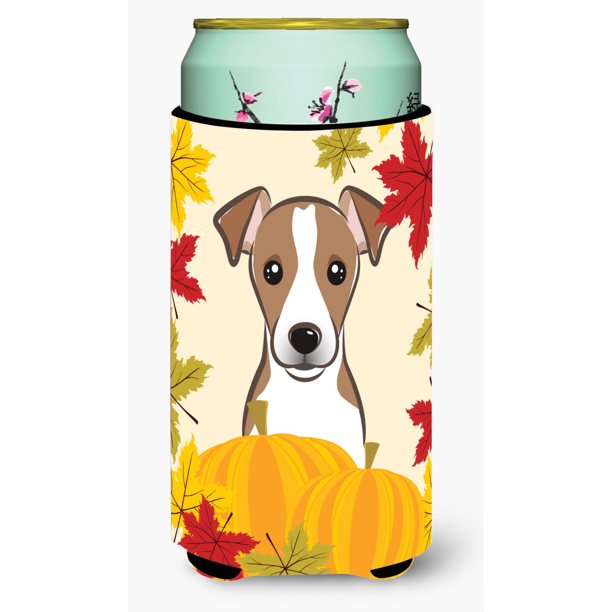 'Caroline'S Treasures Bb2066Tbc ''''Jack Russell Terrier Thanksgiving'''' Tall Boy Hugger Koozie, Multicolor''