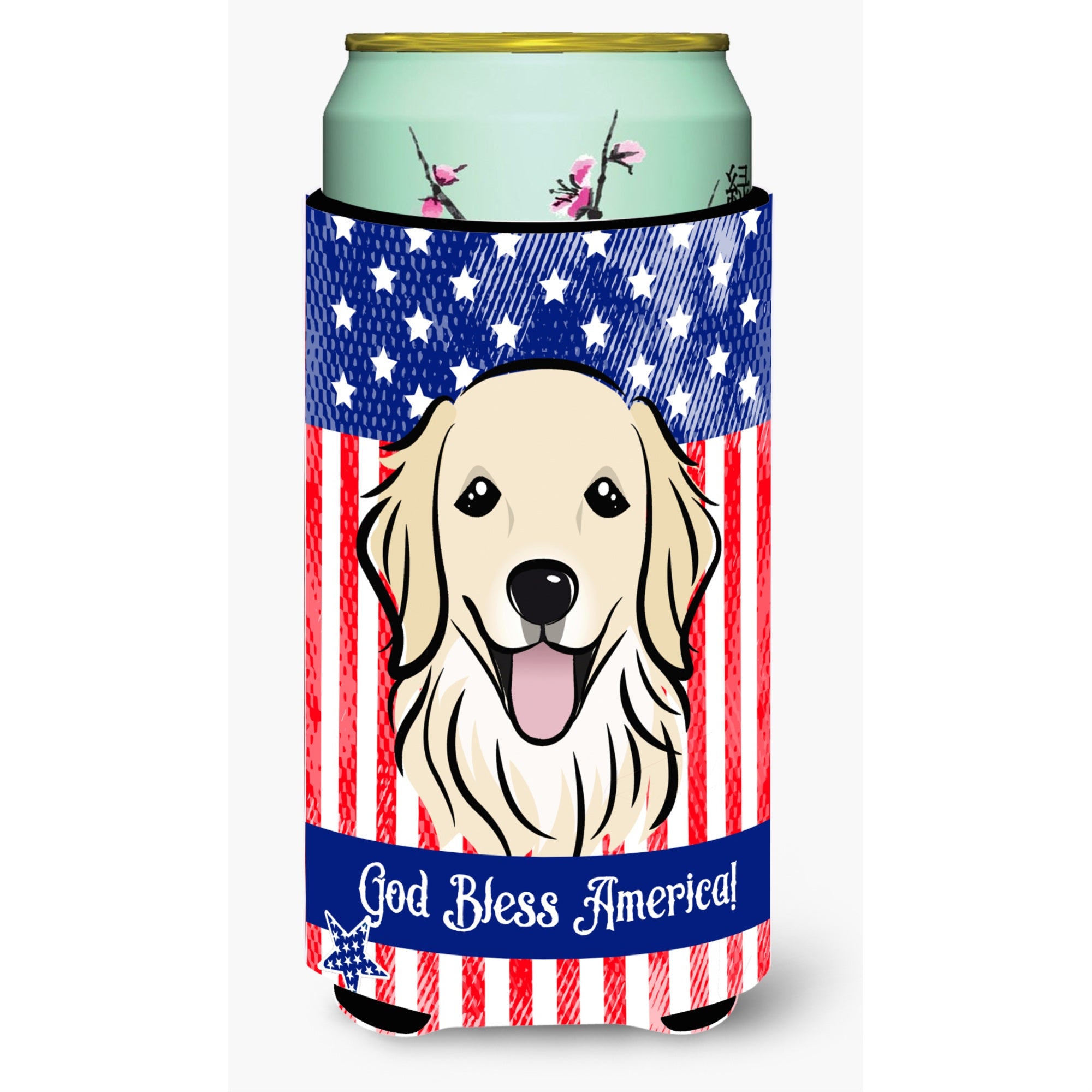 'Caroline'S Treasures Bb2135Tbc ''''Golden Retriever'''' Tall Boy Hugger Koozie, Multicolor''