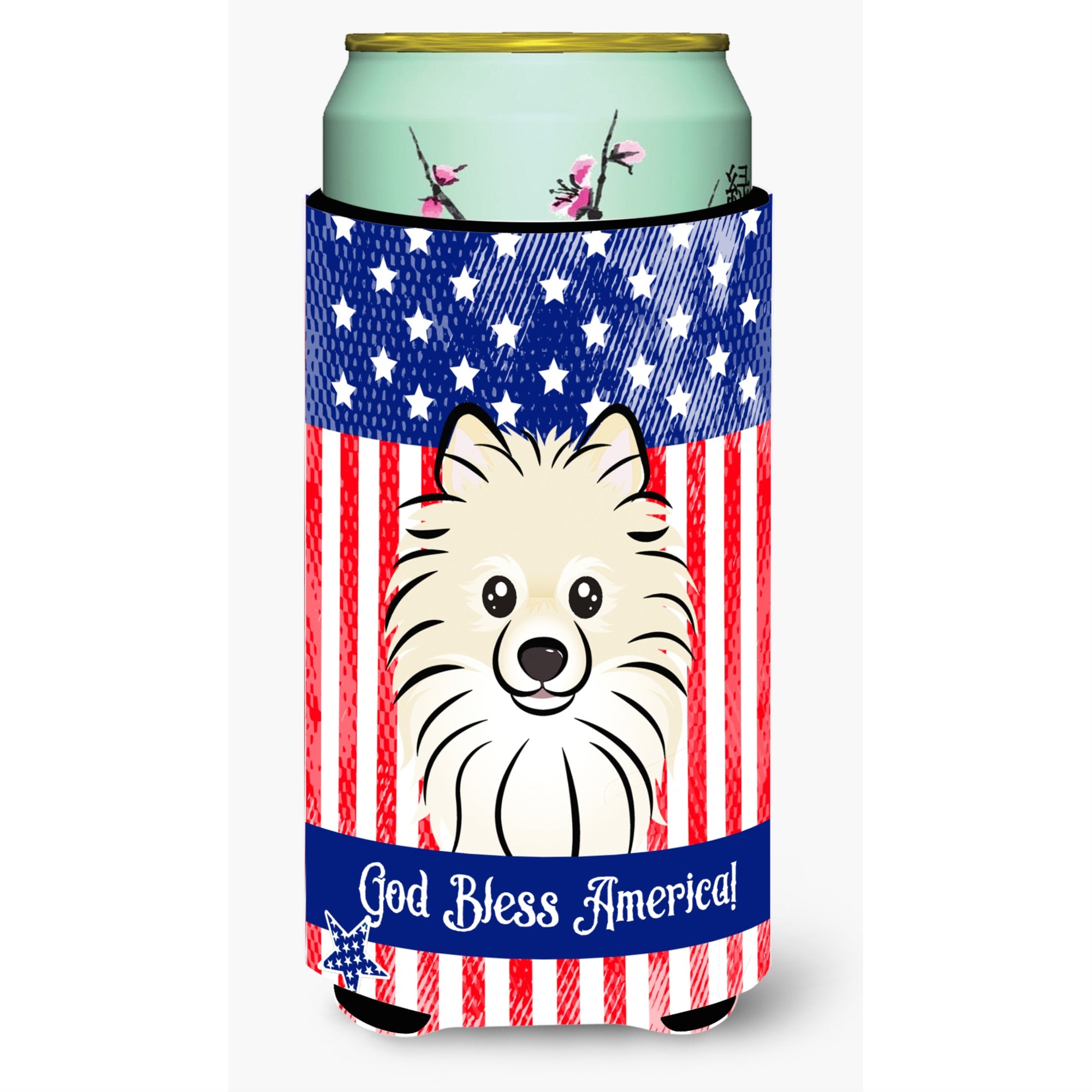 'Caroline'S Treasures Bb2137Tbc ''''Pomeranian'''' Tall Boy Hugger Koozie, Multicolor''