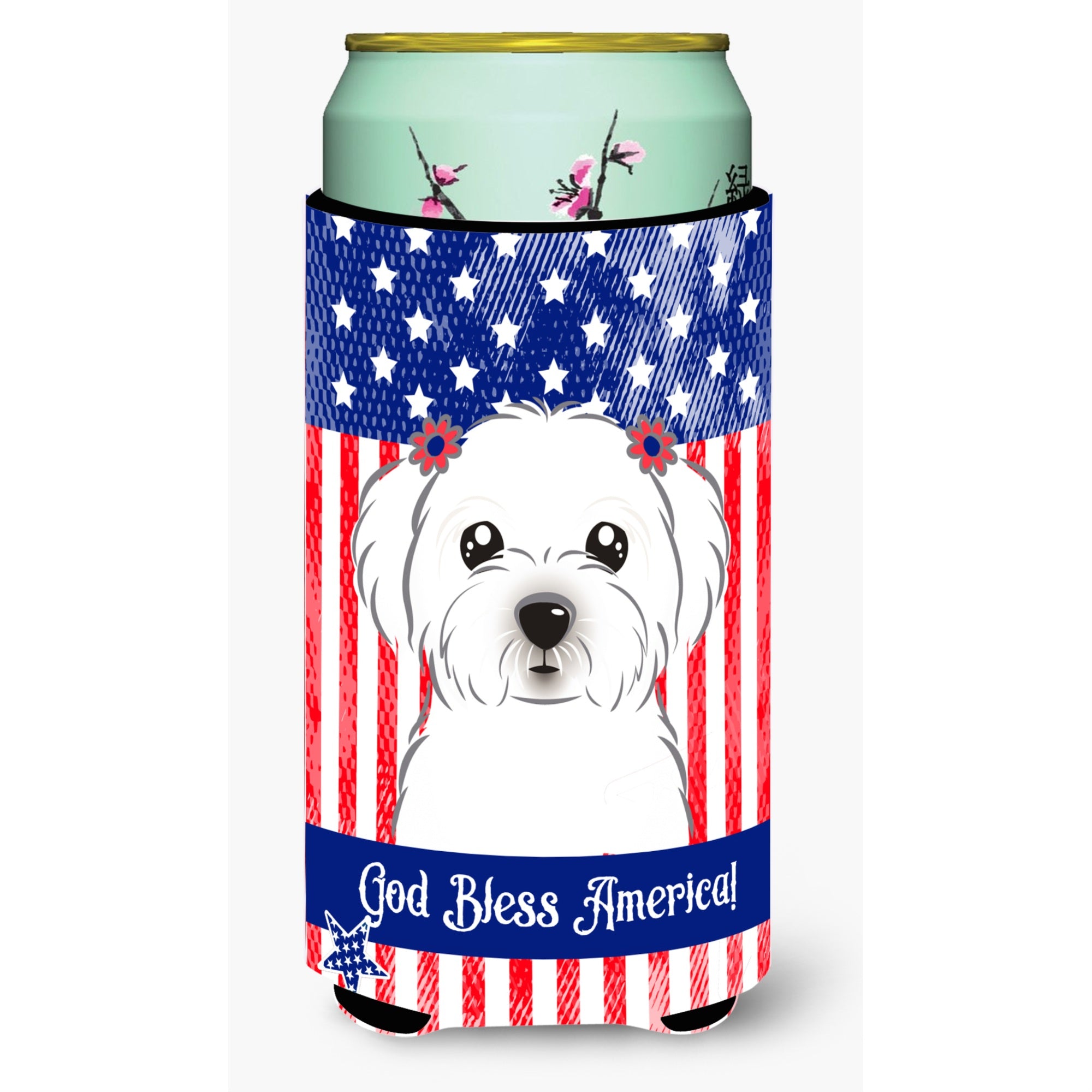 'Caroline'S Treasures Bb2138Tbc ''''Maltese'''' Tall Boy Hugger Koozie, Multicolor''
