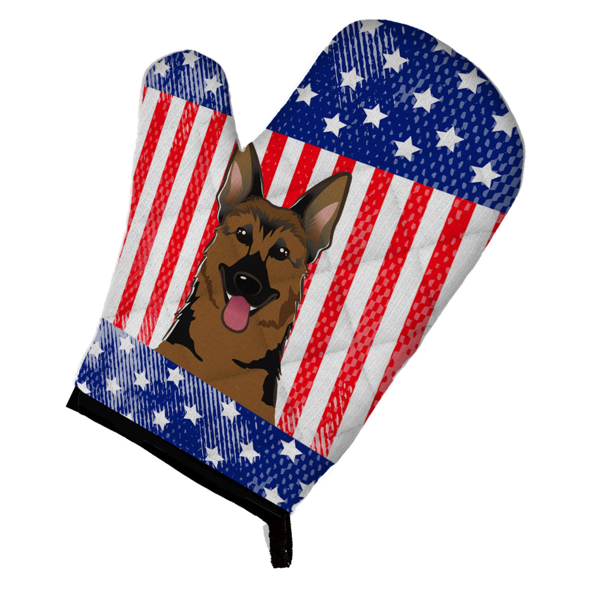 'Caroline'S Treasures Bb2141Ovmt American Flag And German Shepherd Oven Mitt, 12'''' By 8.5'''', Multicolor''