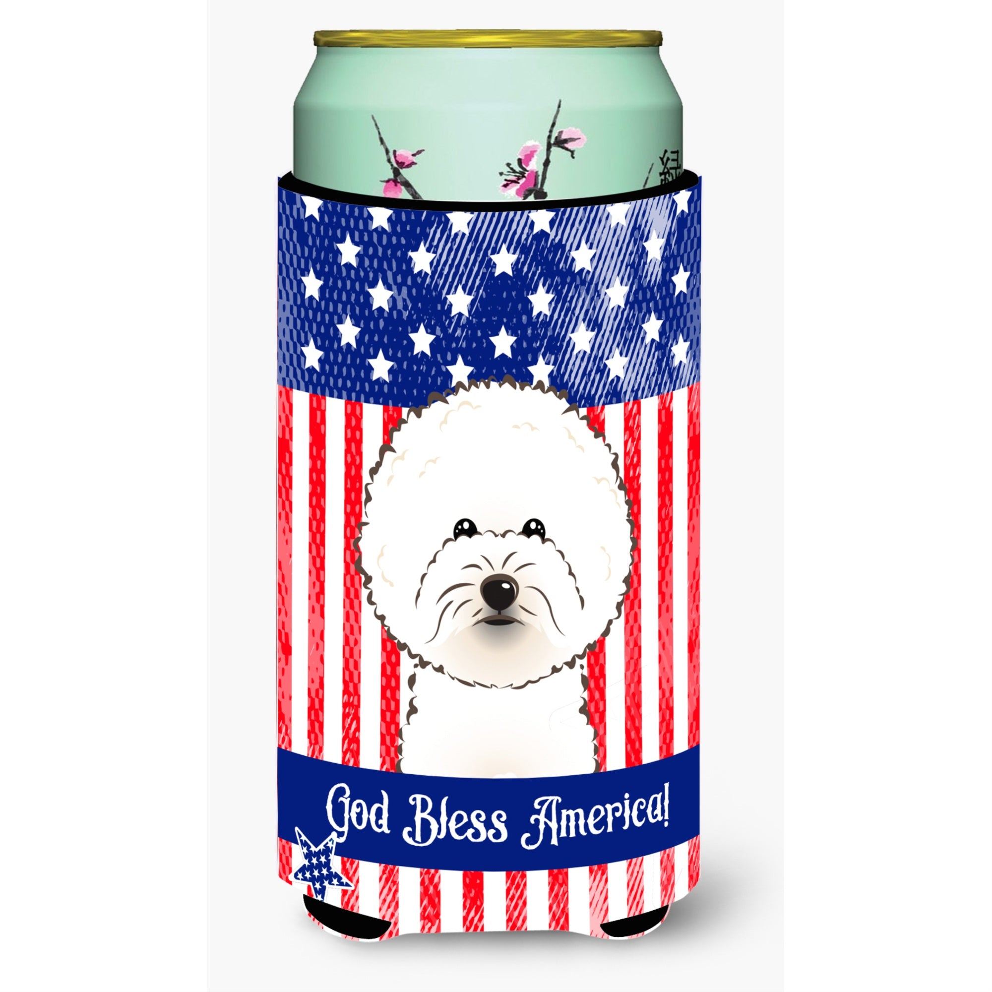'Caroline'S Treasures Bb2147Tbc ''''Bichon Frise'''' Tall Boy Hugger Koozie, Multicolor''
