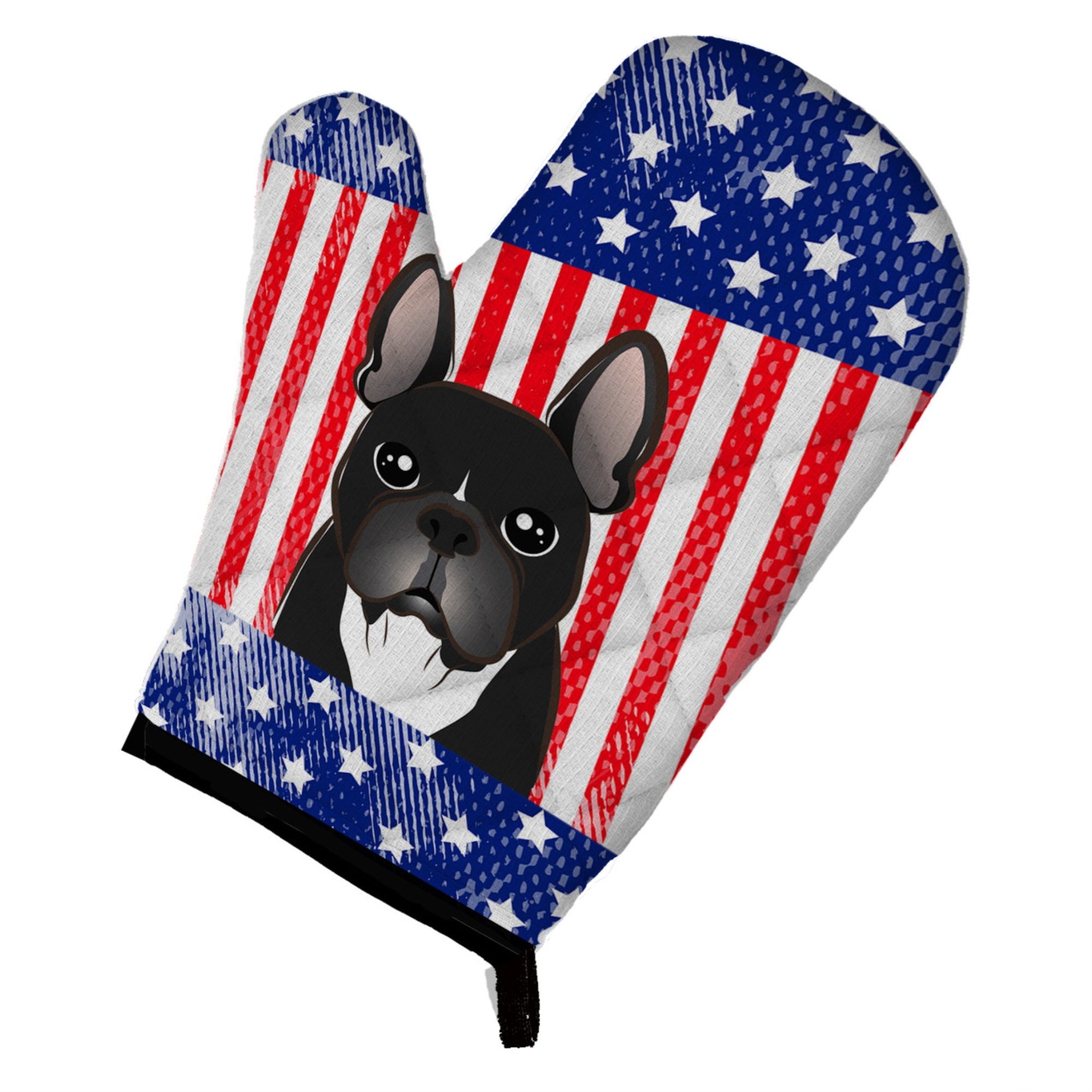 'Caroline'S Treasures Bb2157Ovmt American Flag And French Bulldog Oven Mitt, 12'''' By 8.5'''', Multicolor''