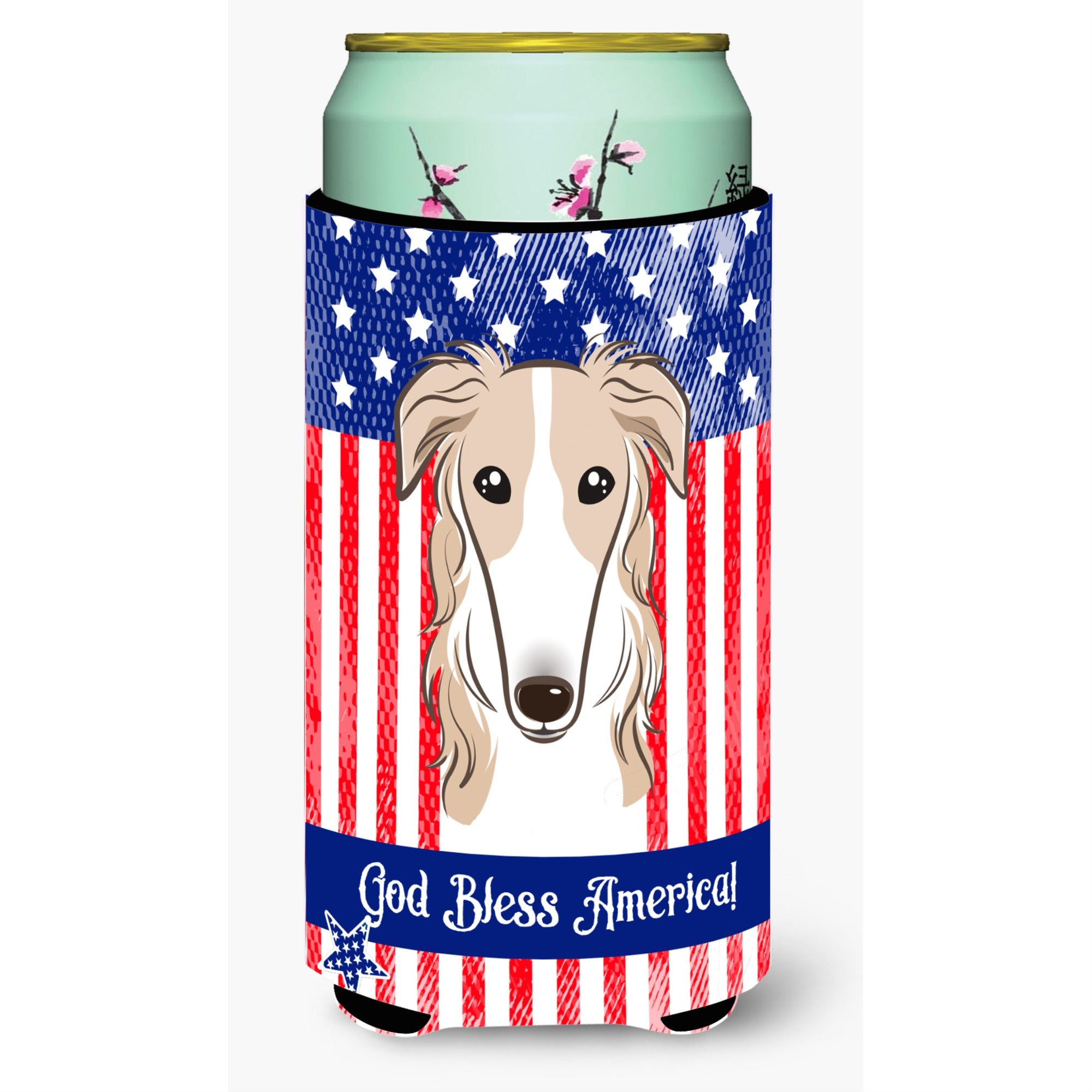 'Caroline'S Treasures Bb2158Tbc ''''Borzoi'''' Tall Boy Hugger Koozie, Multicolor''