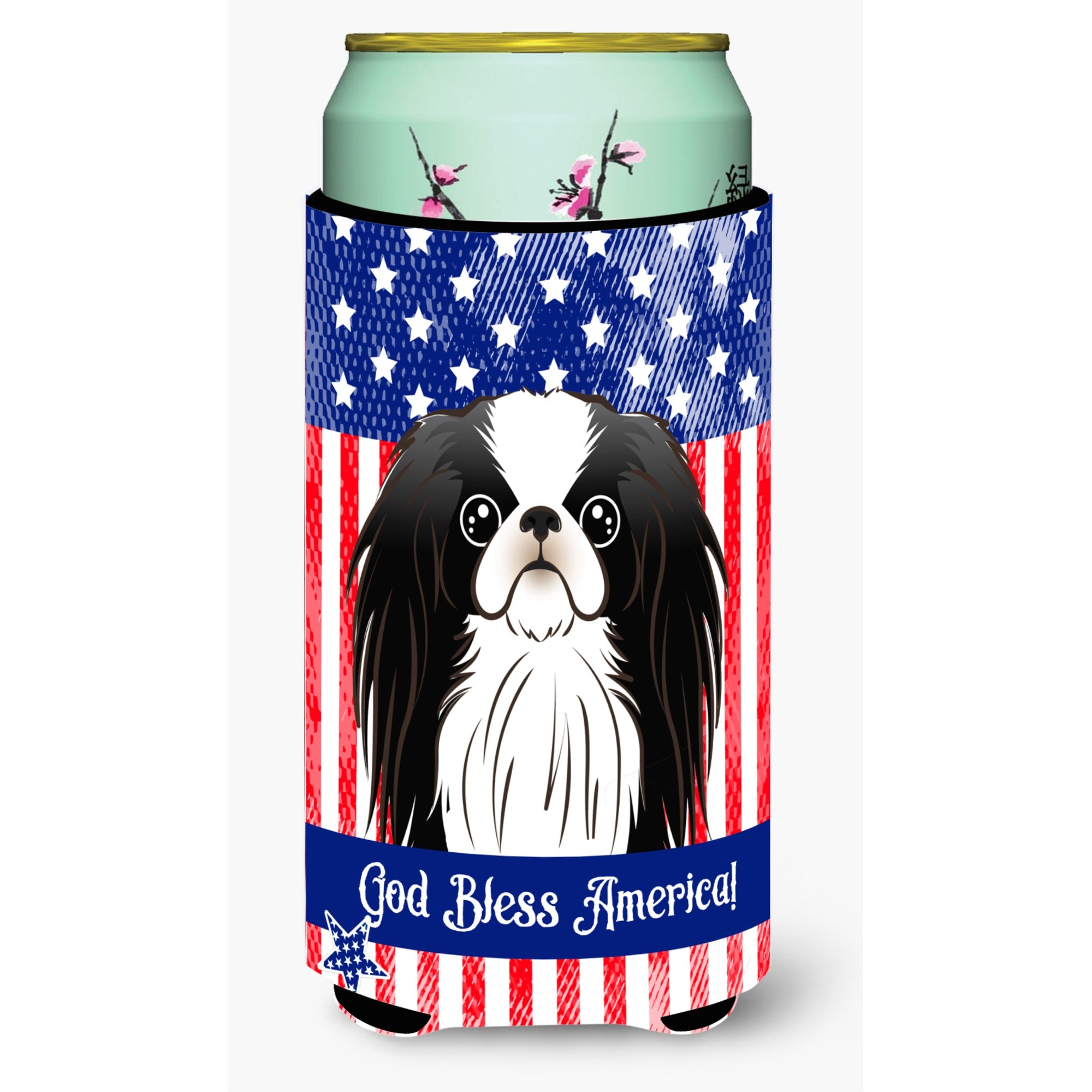'Caroline'S Treasures Bb2160Tbc ''''Japanese Chin'''' Tall Boy Hugger Koozie, Multicolor''