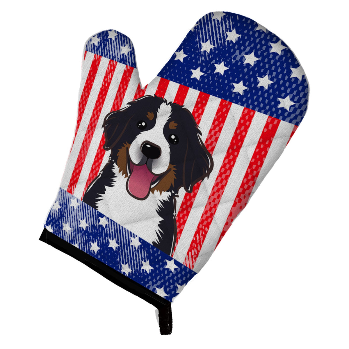 'Caroline'S Treasures Bb2167Ovmt American Flag And Bernese Mountain Dog Oven Mitt, 12'''' By 8.5'''', Multicolor''