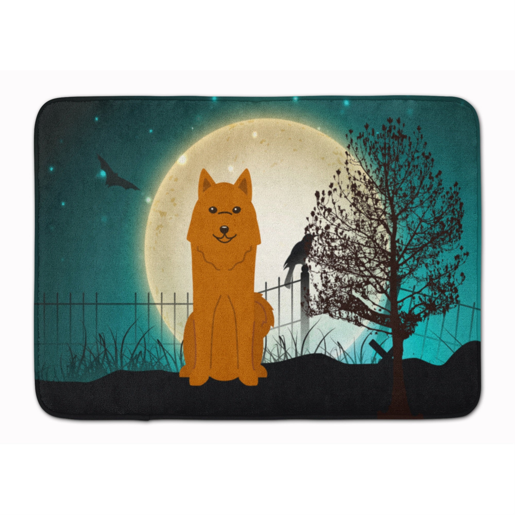 'Caroline'S Treasures Halloween Scary Karelian Bear Dog Floor Mat, 19'''' X 27'''', Multicolor''