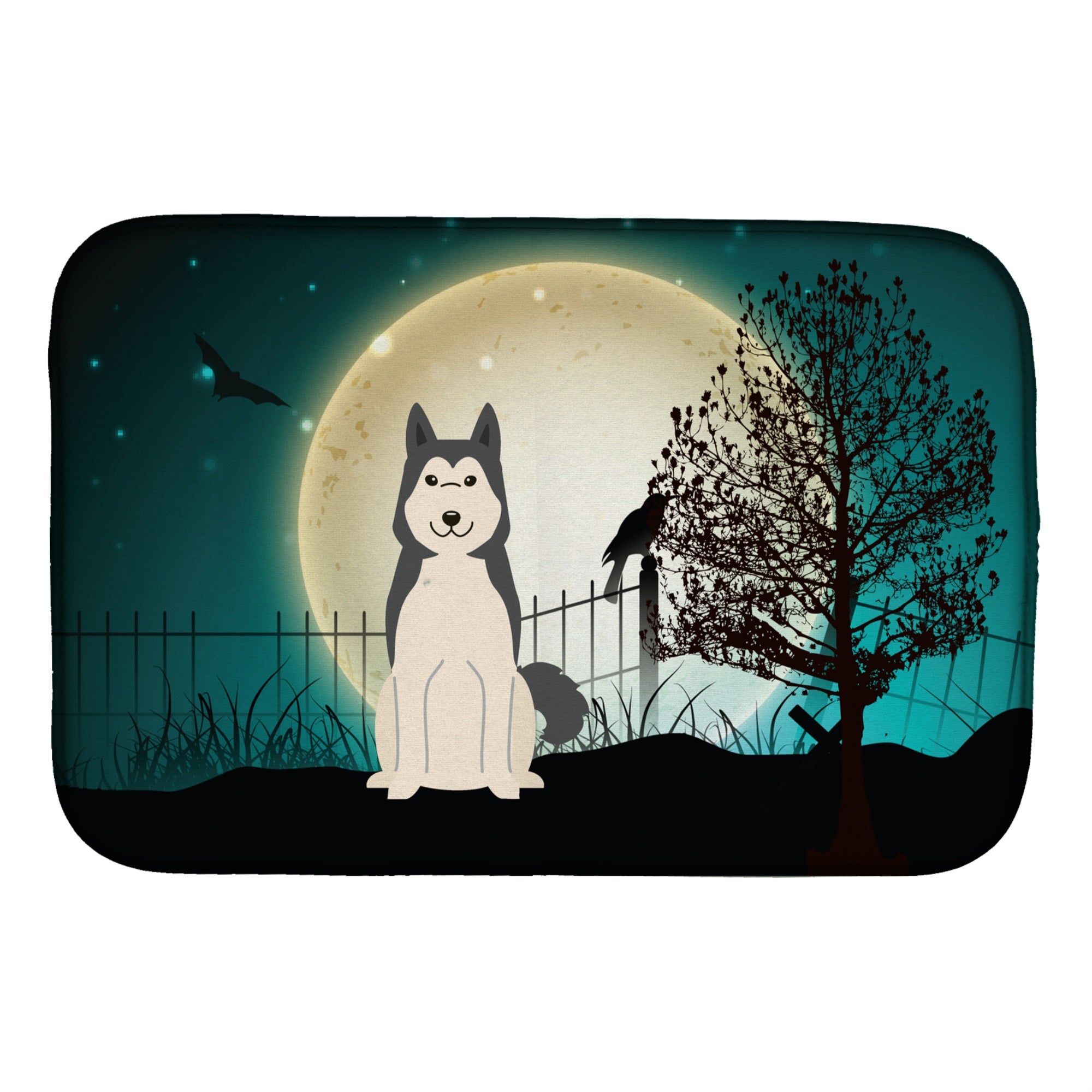 'Caroline'S Treasures Bb2215Ddm Dish Drying Mat, 14'''' X 21'''', Halloween''