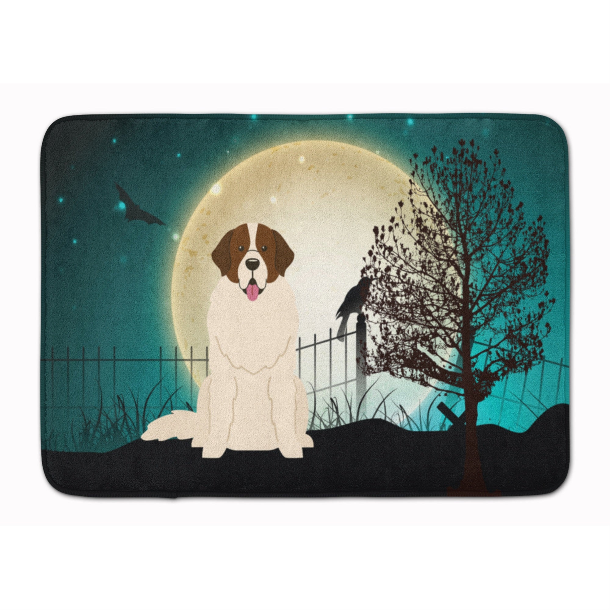 'Caroline'S Treasures Halloween Scary Moscow Watchdog Floor Mat, 19'''' X 27'''', Multicolor''