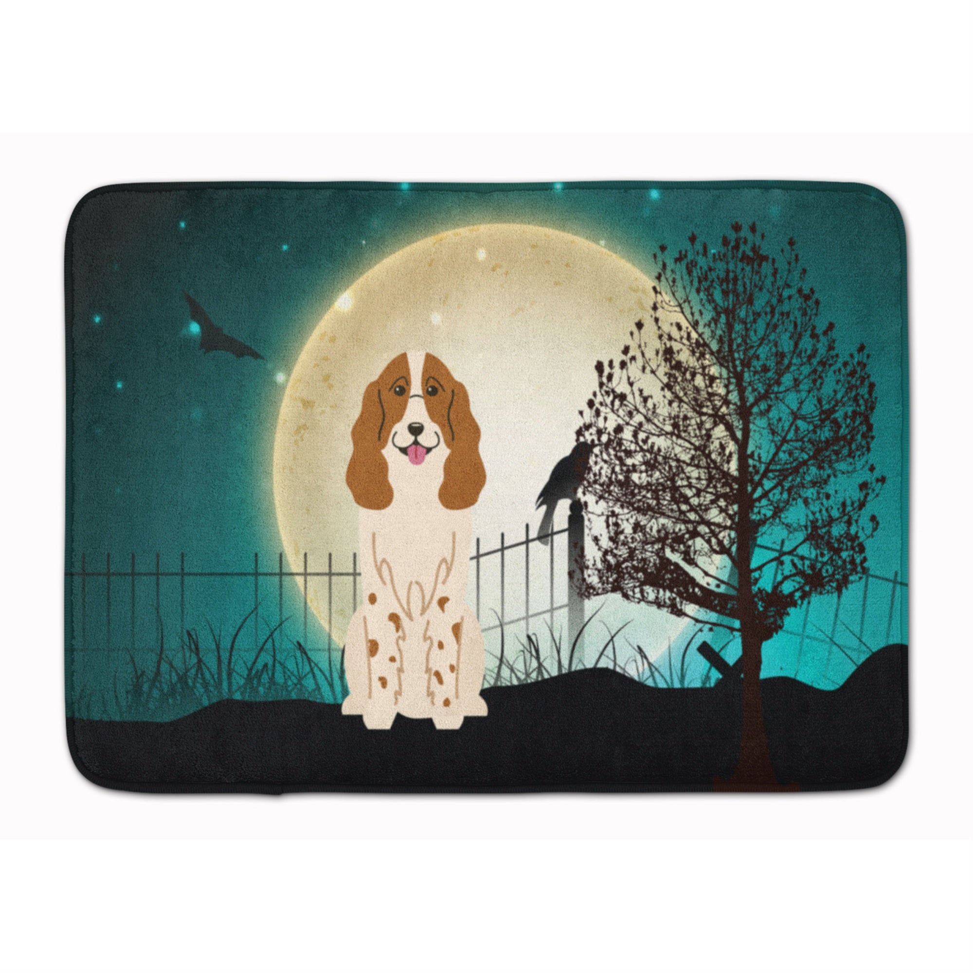 'Caroline'S Treasures Halloween Scary Russian Spaniel Floor Mat, 19'''' X 27'''', Multicolor''