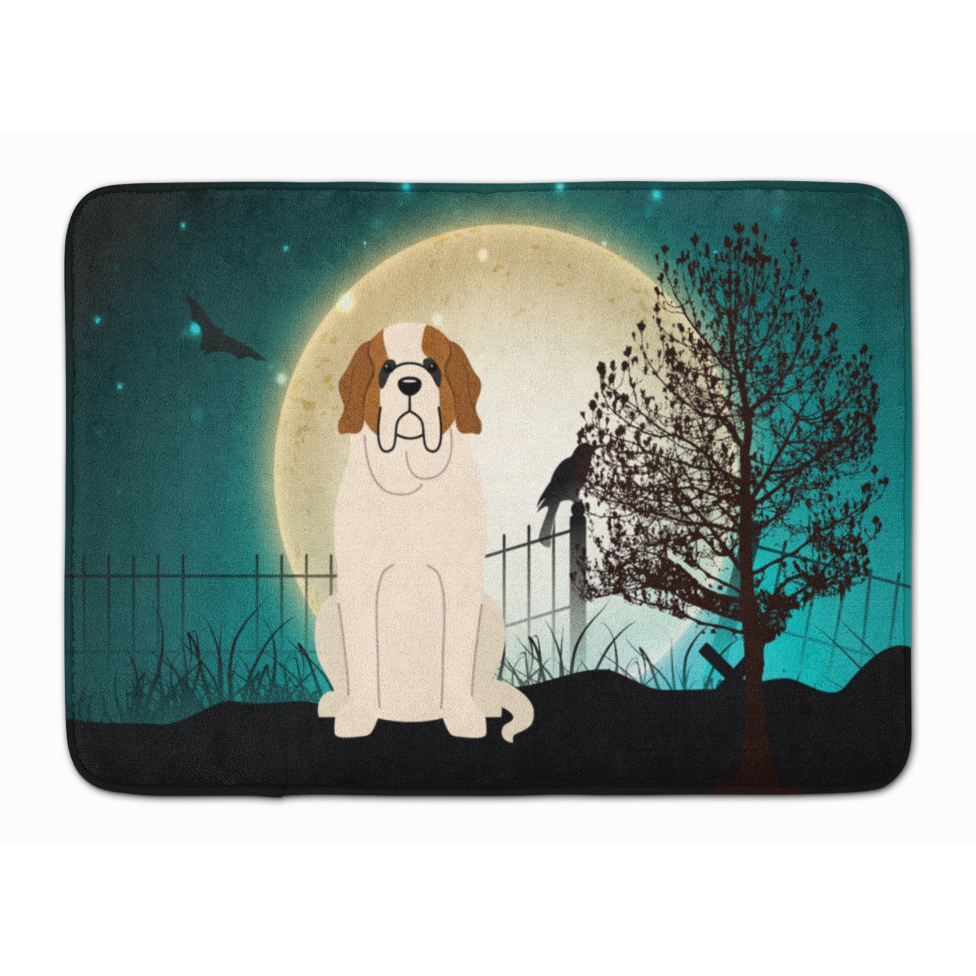 'Caroline'S Treasures Halloween Scary Saint Bernard Floor Mat, 19'''' X 27'''', Multicolor''