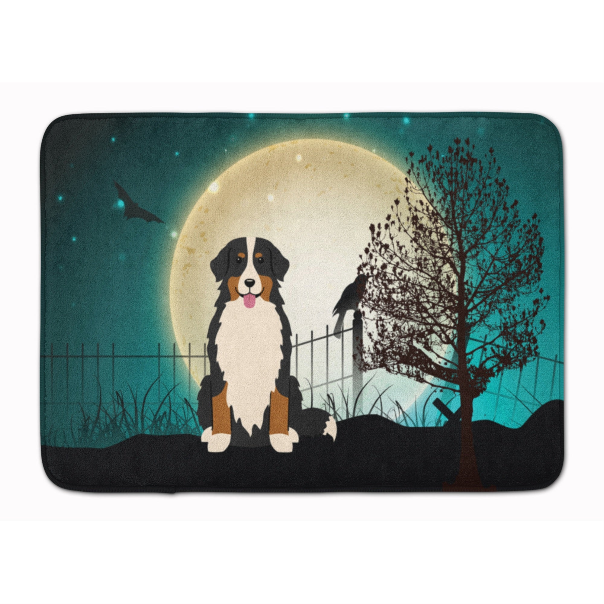 'Caroline'S Treasures Halloween Scary Bernese Mountain Dog Floor Mat, 19'''' X 27'''', Multicolor''