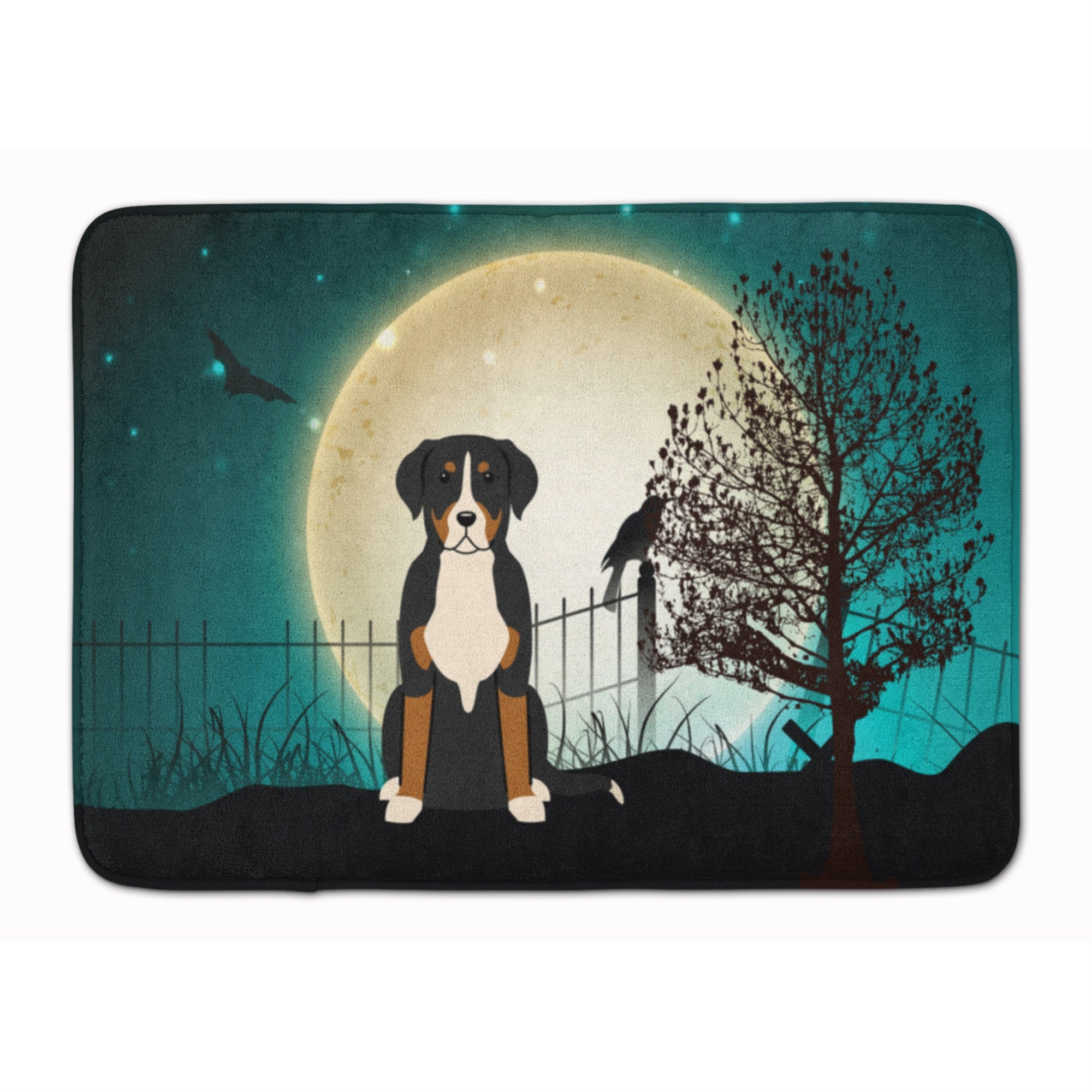 'Caroline'S Treasures Halloween Greater Swiss Mountain Dog Floor Mat, 19'''' X 27'''', Multicolor''