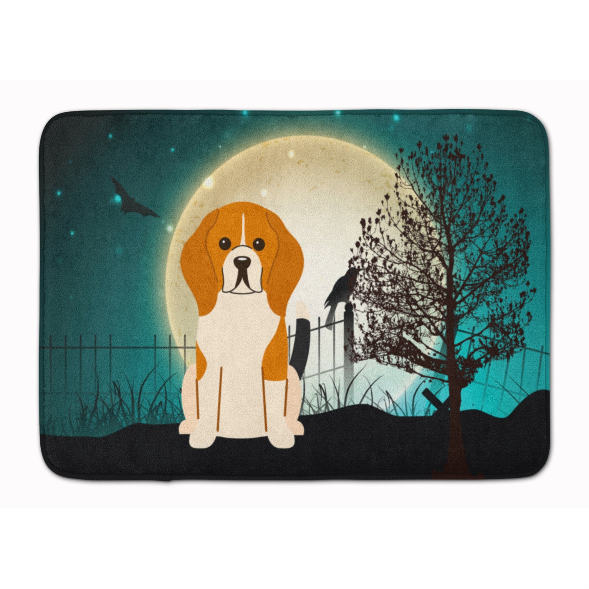 'Caroline'S Treasures Halloween Scary Beagle Tricolor Floor Mat, 19'''' X 27'''', Multicolor''