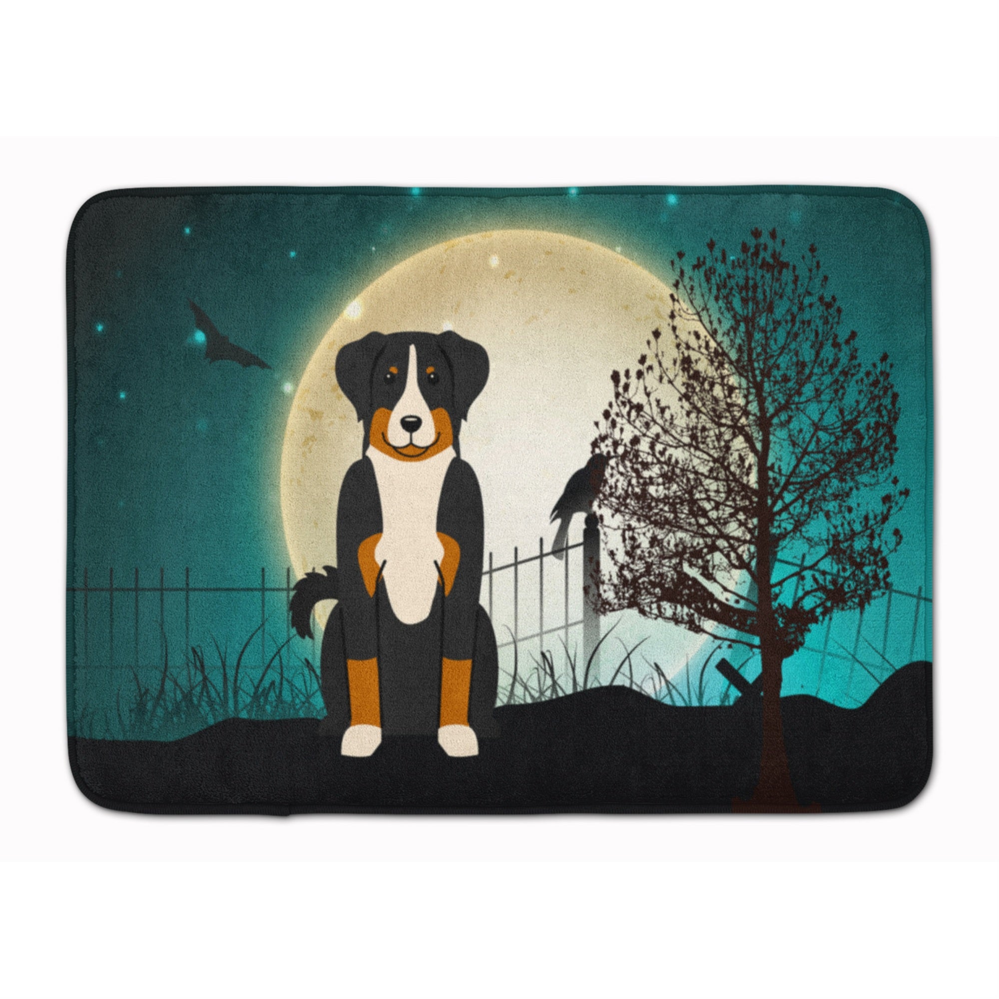 'Caroline'S Treasures Halloween Scary Appenzeller Sennenhund Floor Mat, 19'''' X 27'''', Multicolor''