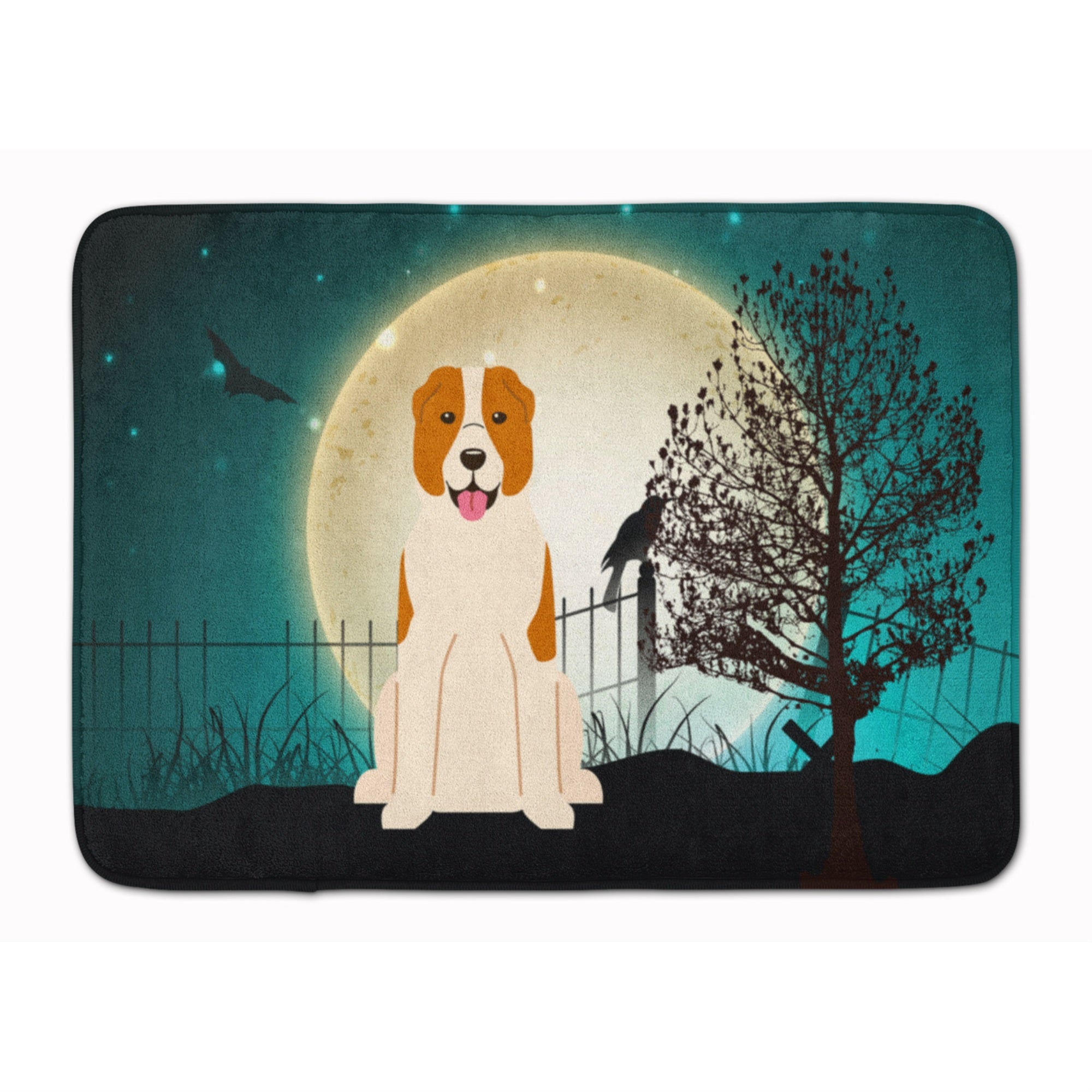 'Caroline'S Treasures Halloween Central Asian Shepherd Dog Floor Mat, 19'''' X 27'''', Multicolor''