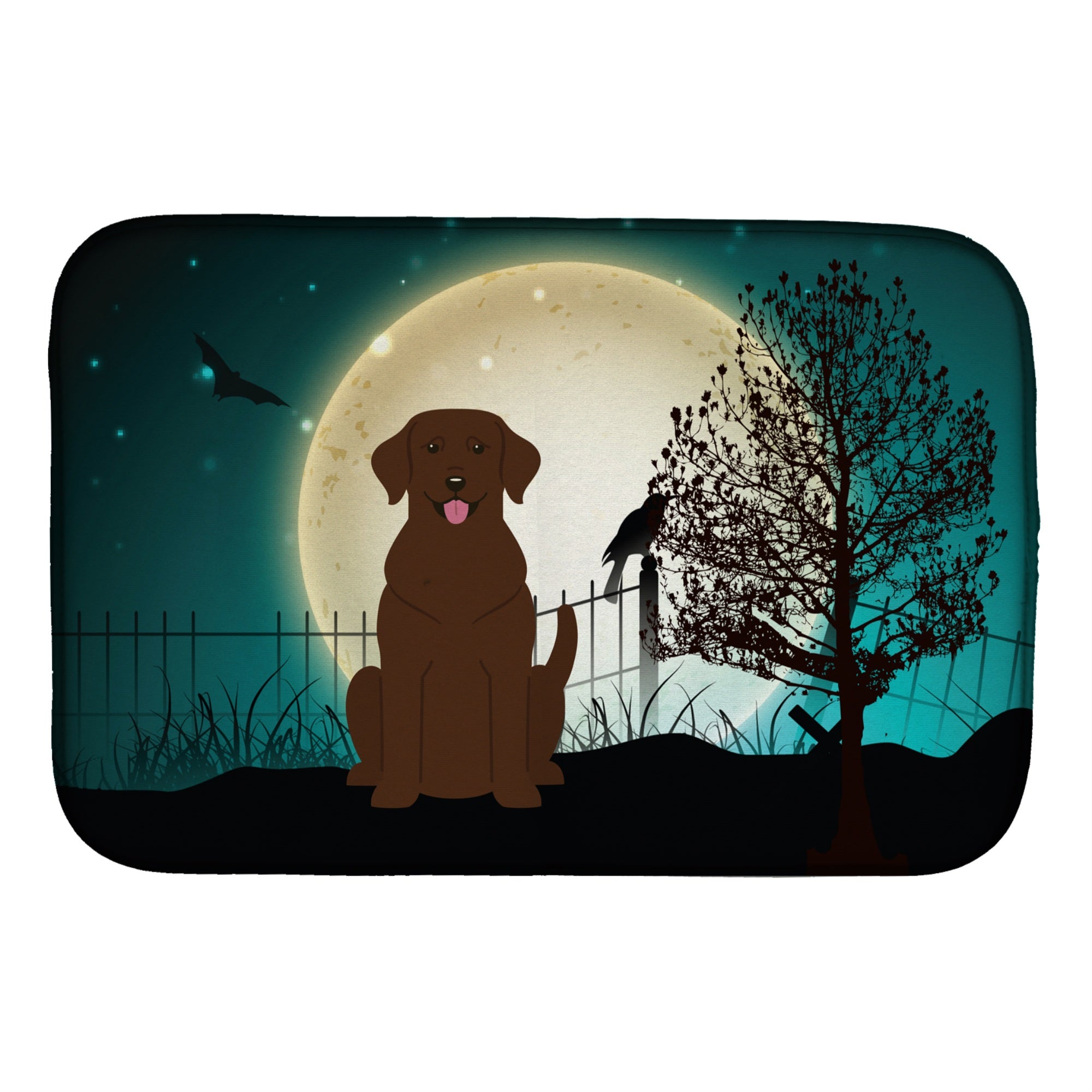 'Caroline'S Treasures Bb2246Ddm Dish Drying Mat, 14 X 21, Halloween''