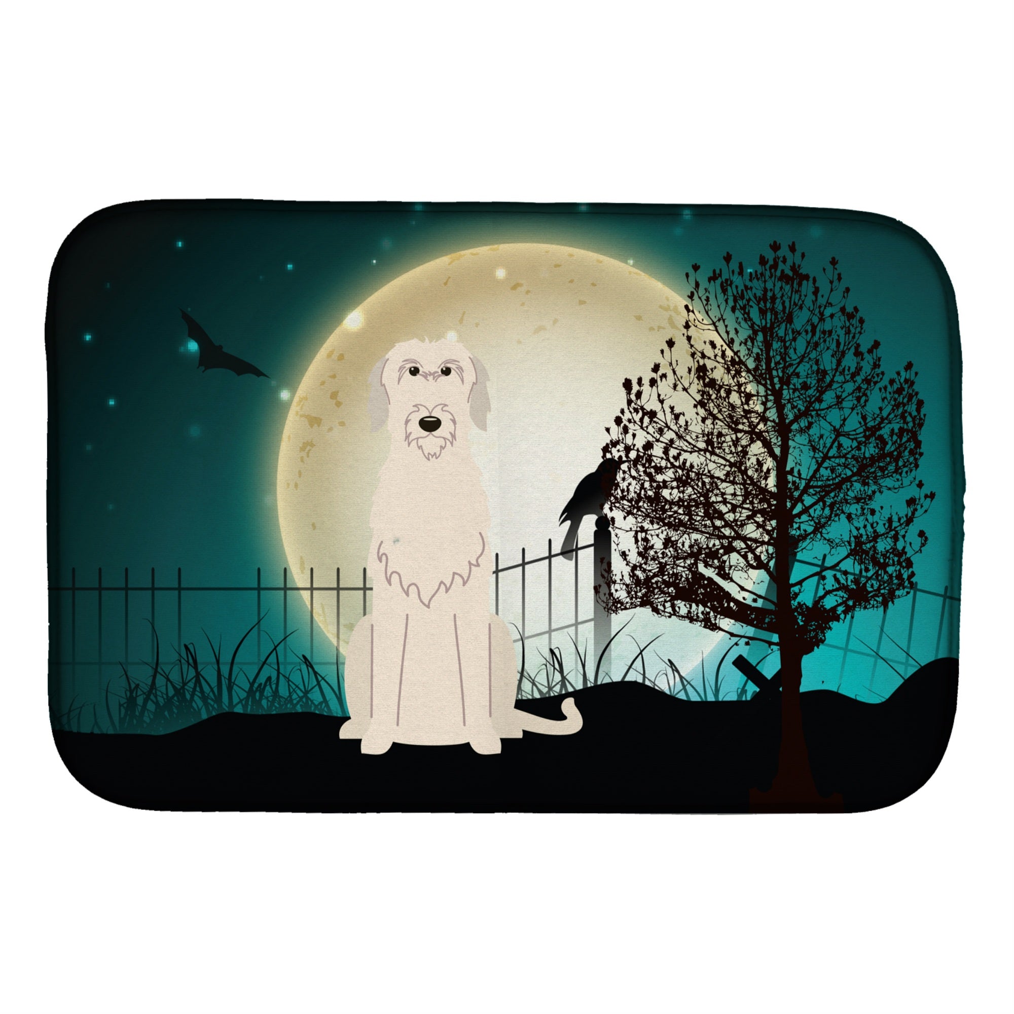 'Caroline'S Treasures Bb2255Ddm Dish Drying Mat, 14'''' X 21'''', Halloween''