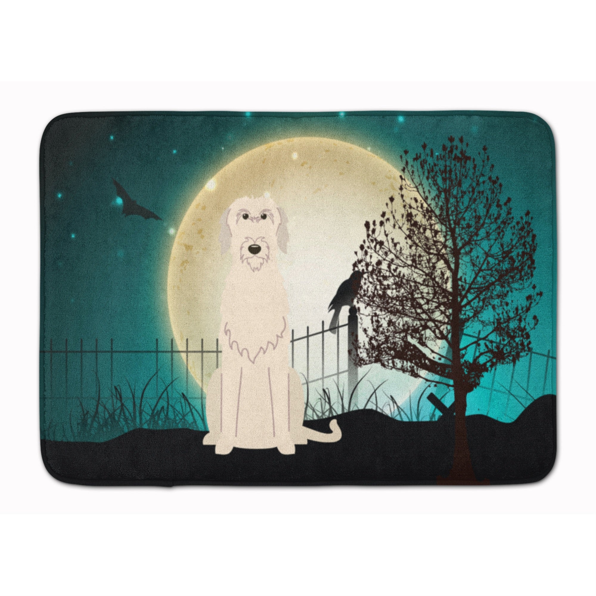 'Caroline'S Treasures Halloween Scary Irish Wolfhound Floor Mat, 19'''' X 27'''', Multicolor''