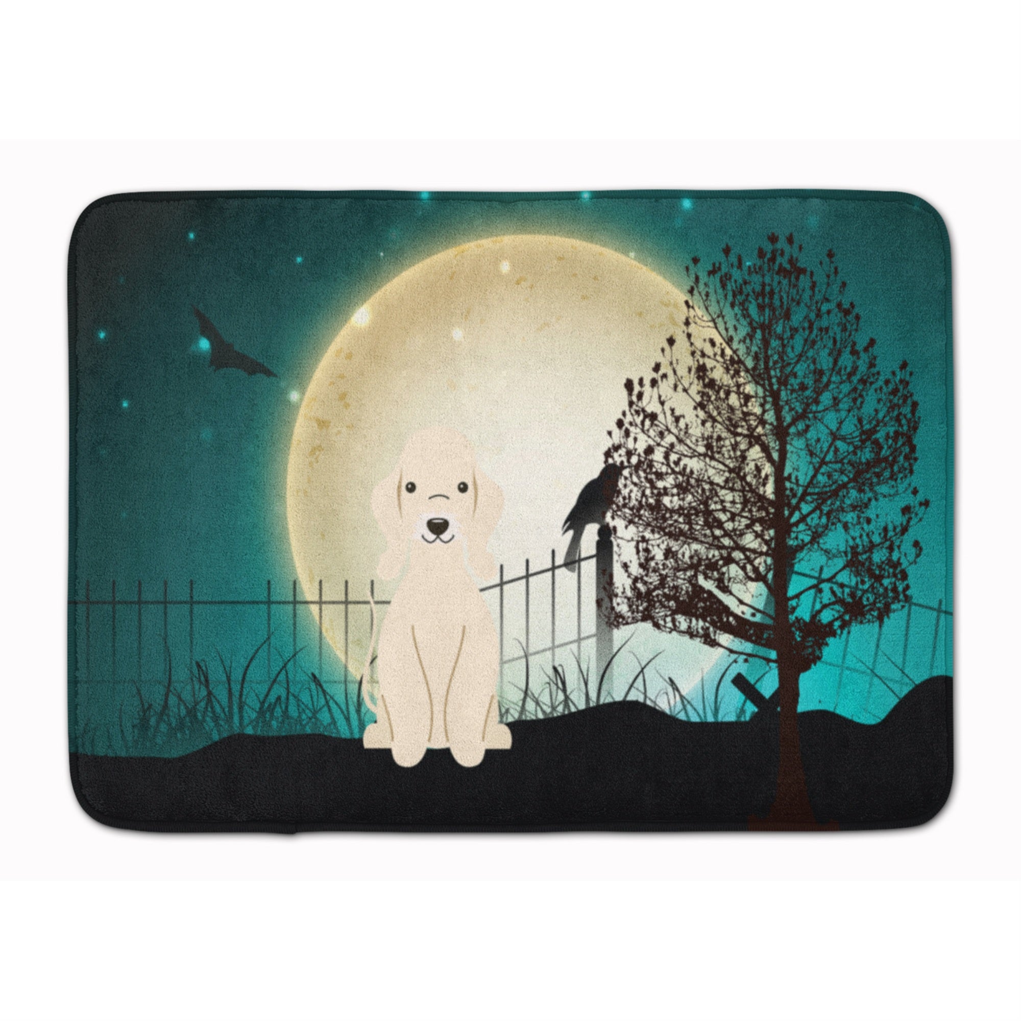 'Caroline'S Treasures Halloween Bedlington Terrier Sandy Floor Mat, 19'''' X 27'''', Multicolor''