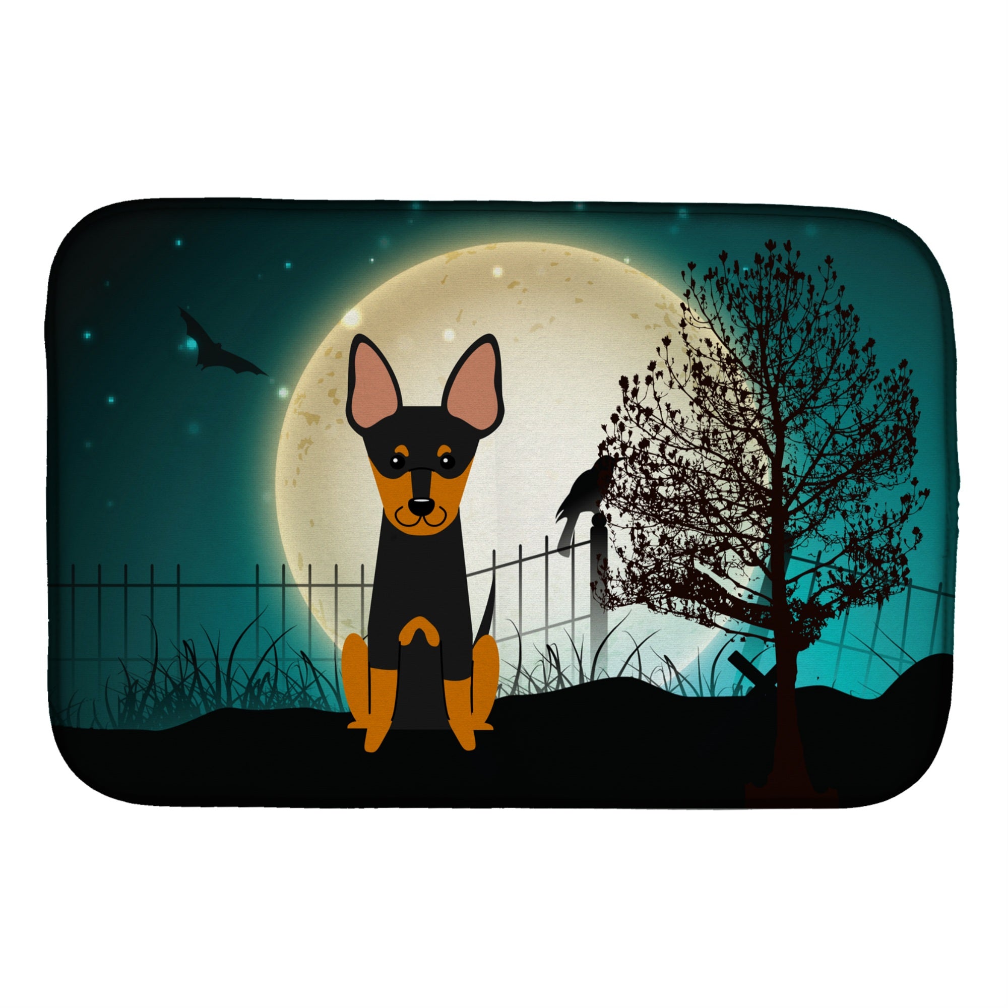 'Caroline'S Treasures Bb2299Ddm Dish Drying Mat, 14'''' X 21'''', Halloween''
