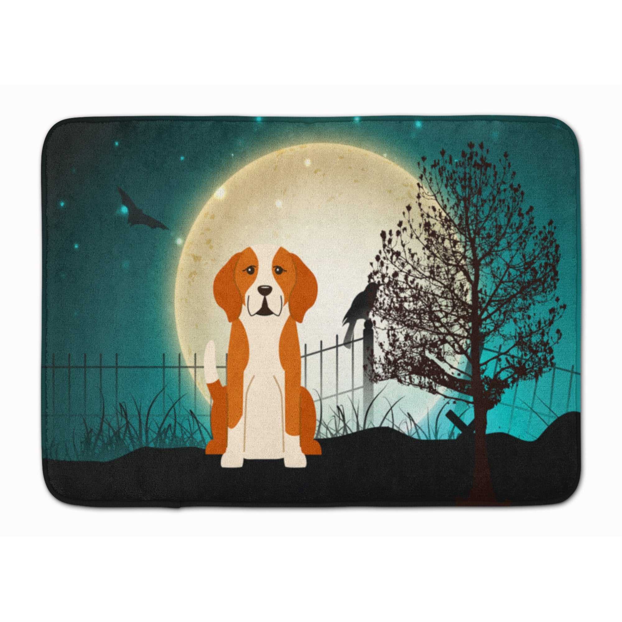 'Caroline'S Treasures Halloween Scary English Foxhound Floor Mat, 19'''' X 27'''', Multicolor''