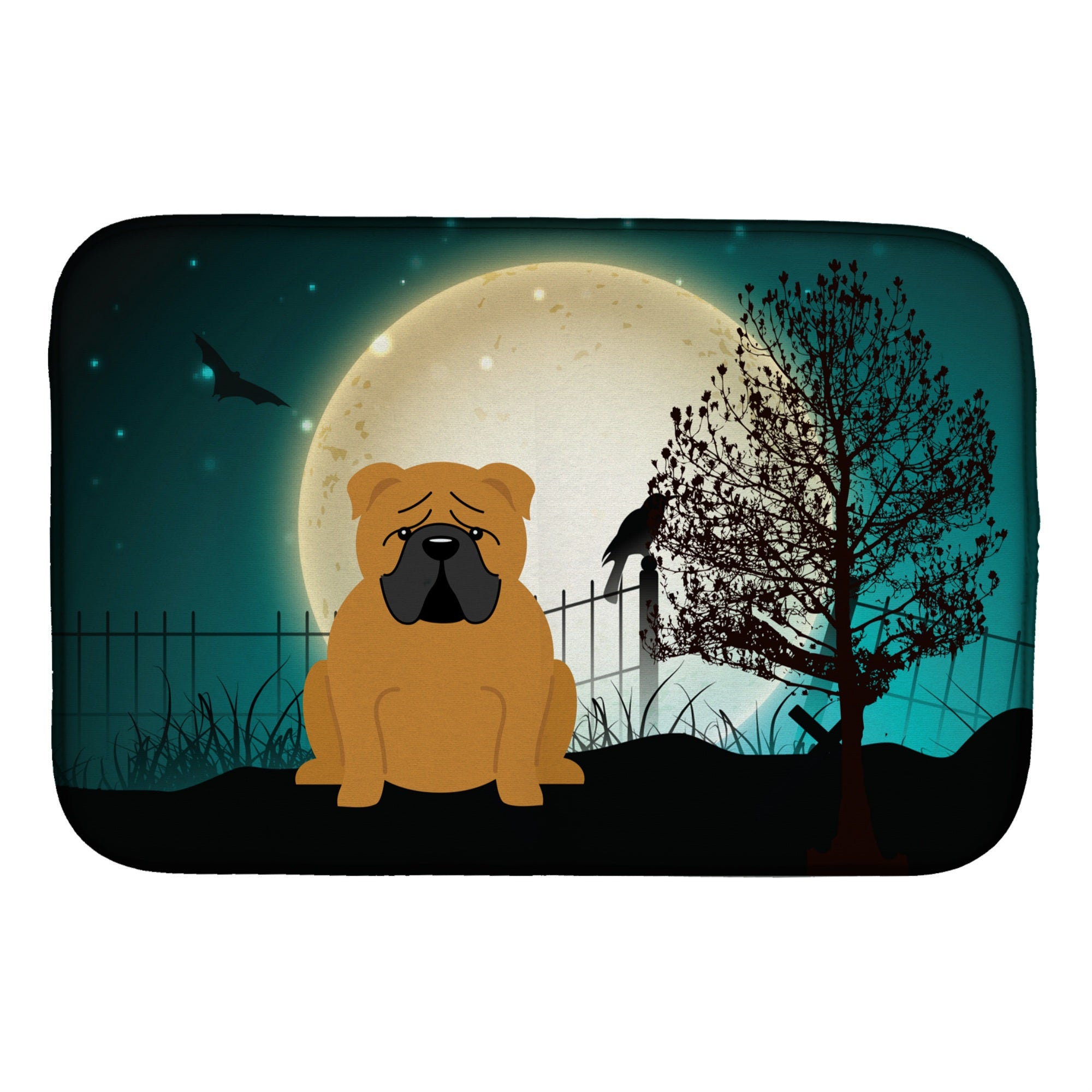 'Caroline'S Treasures Bb2312Ddm Dish Drying Mat, 14 X 21, Halloween''