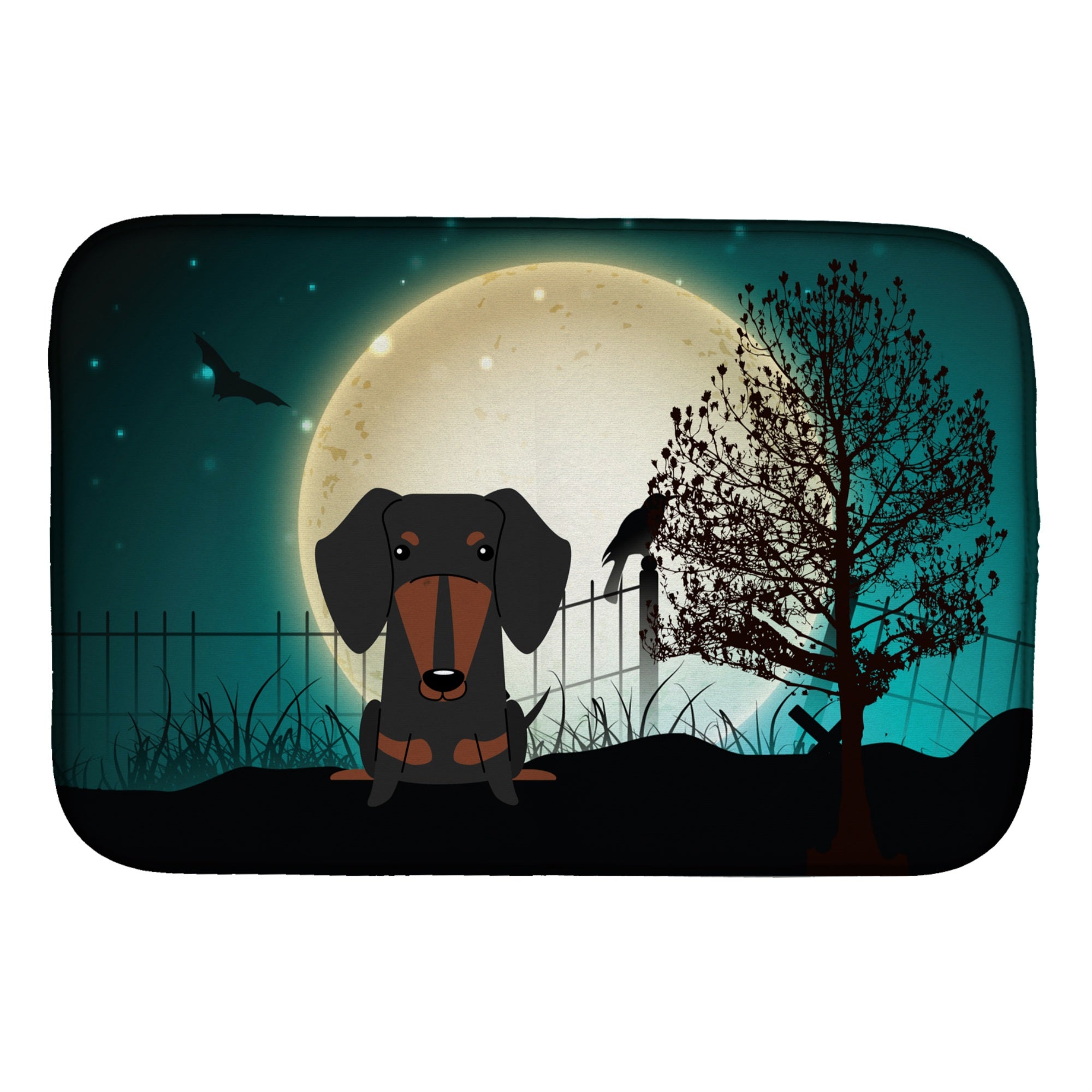 'Caroline'S Treasures Bb2322Ddm Dish Drying Mat, 14 X 21, Halloween''