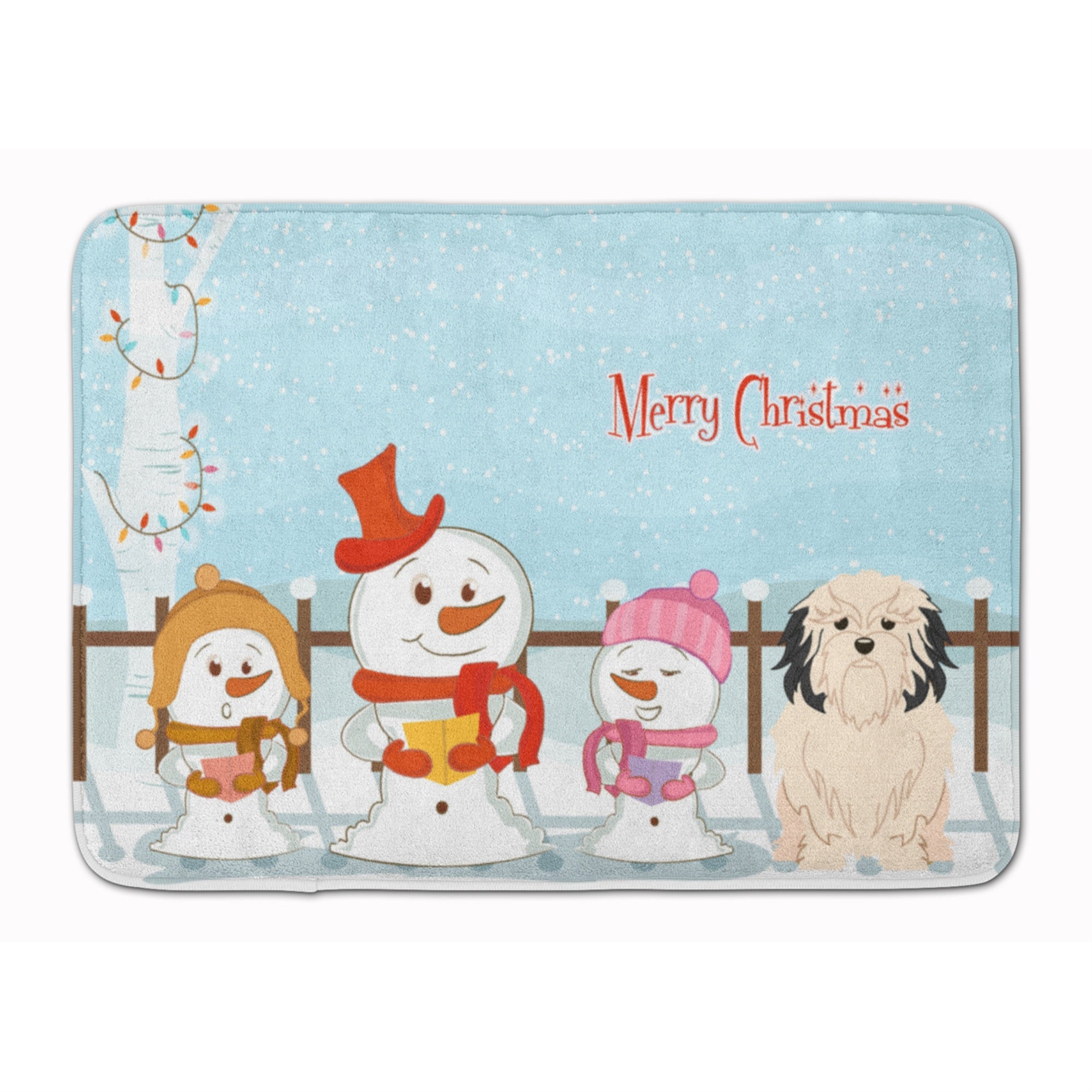 'Caroline'S Treasures Merry Christmas Carolers Lowchen Floor Mat, 19'''' X 27'''', Multicolor''