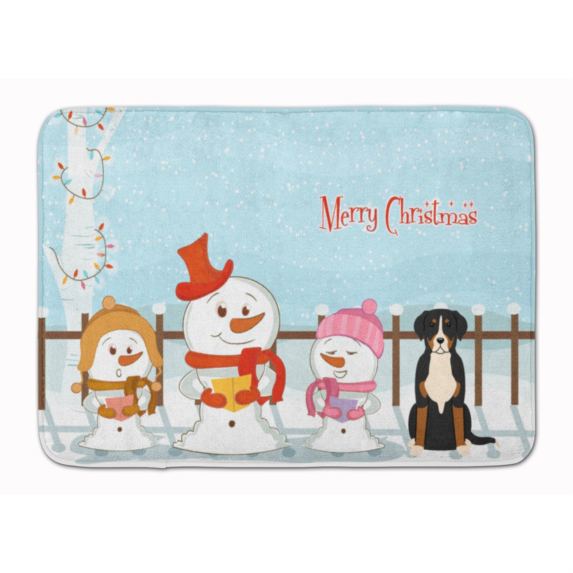 'Caroline'S Treasures Christmas Greater Swiss Mountain Dog Floor Mat, 19'''' X 27'''', Multicolor''