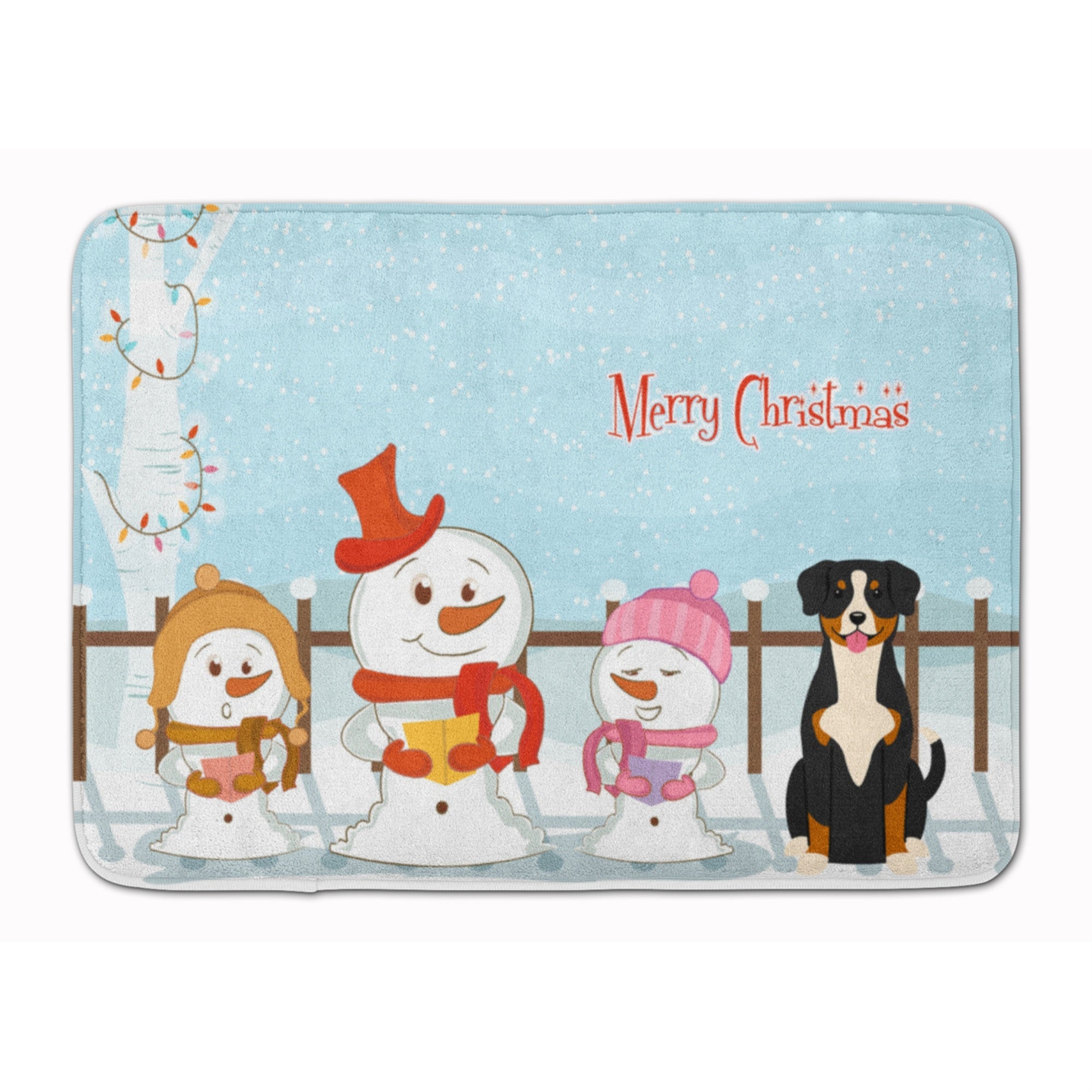 'Caroline'S Treasures Merry Christmas Carolers Entlebucher Floor Mat, 19'''' X 27'''', Multicolor''