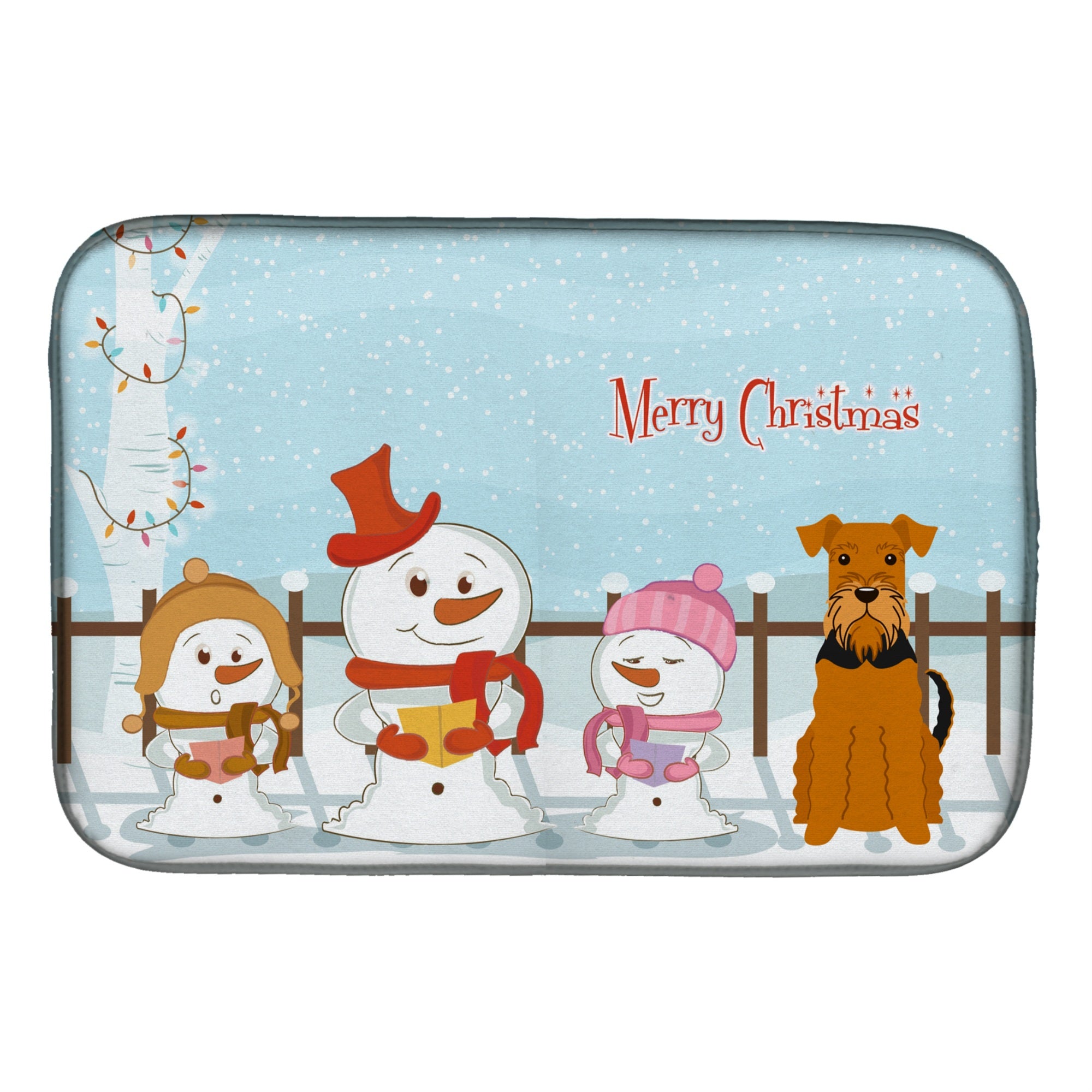 'Caroline'S Treasures Bb2372Ddm Dish Drying Mat, 14'''' X 21'''', Christmas Carolers''