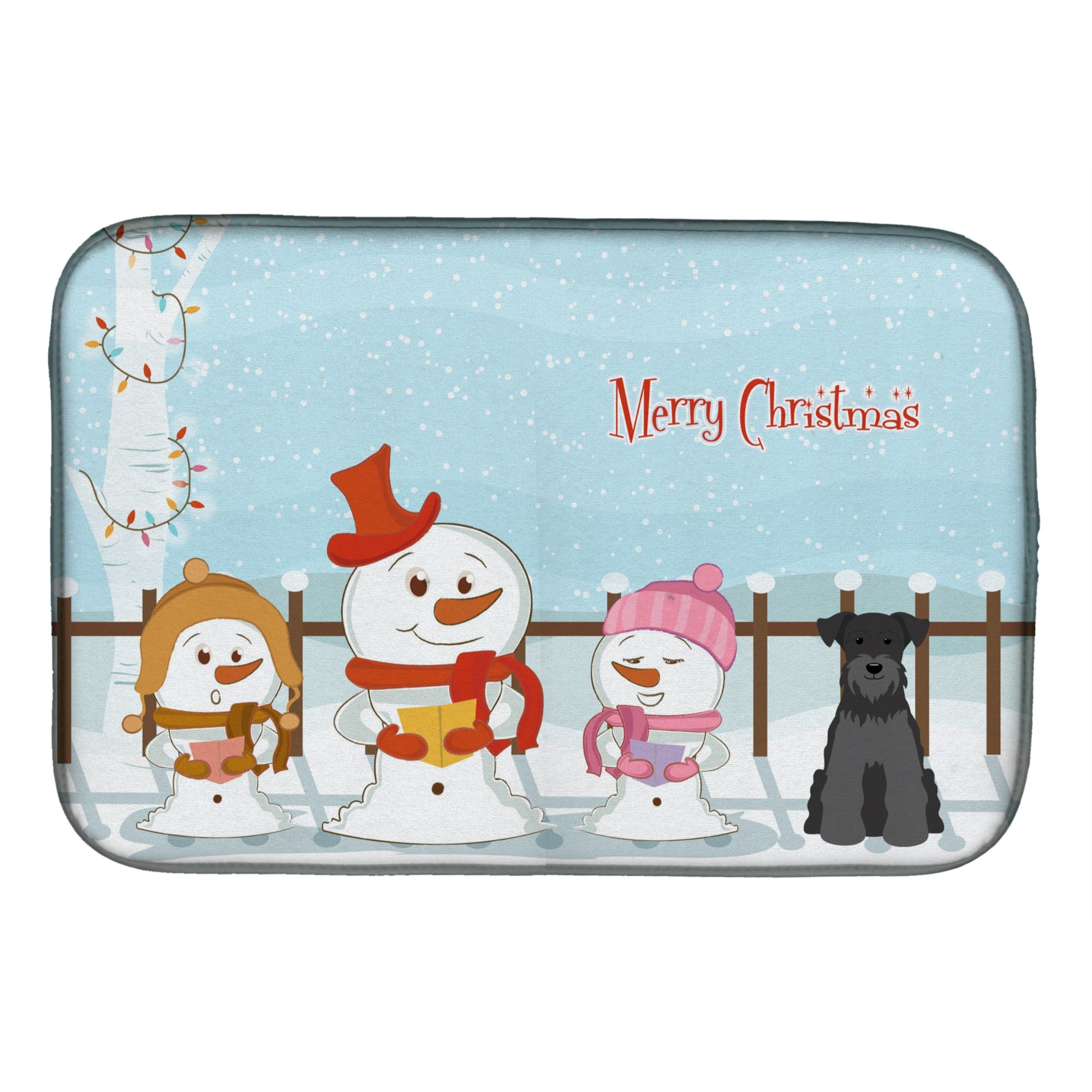 'Caroline'S Treasures Bb2382Ddm Dish Drying Mat, 14'''' X 21'''', Christmas Carolers''
