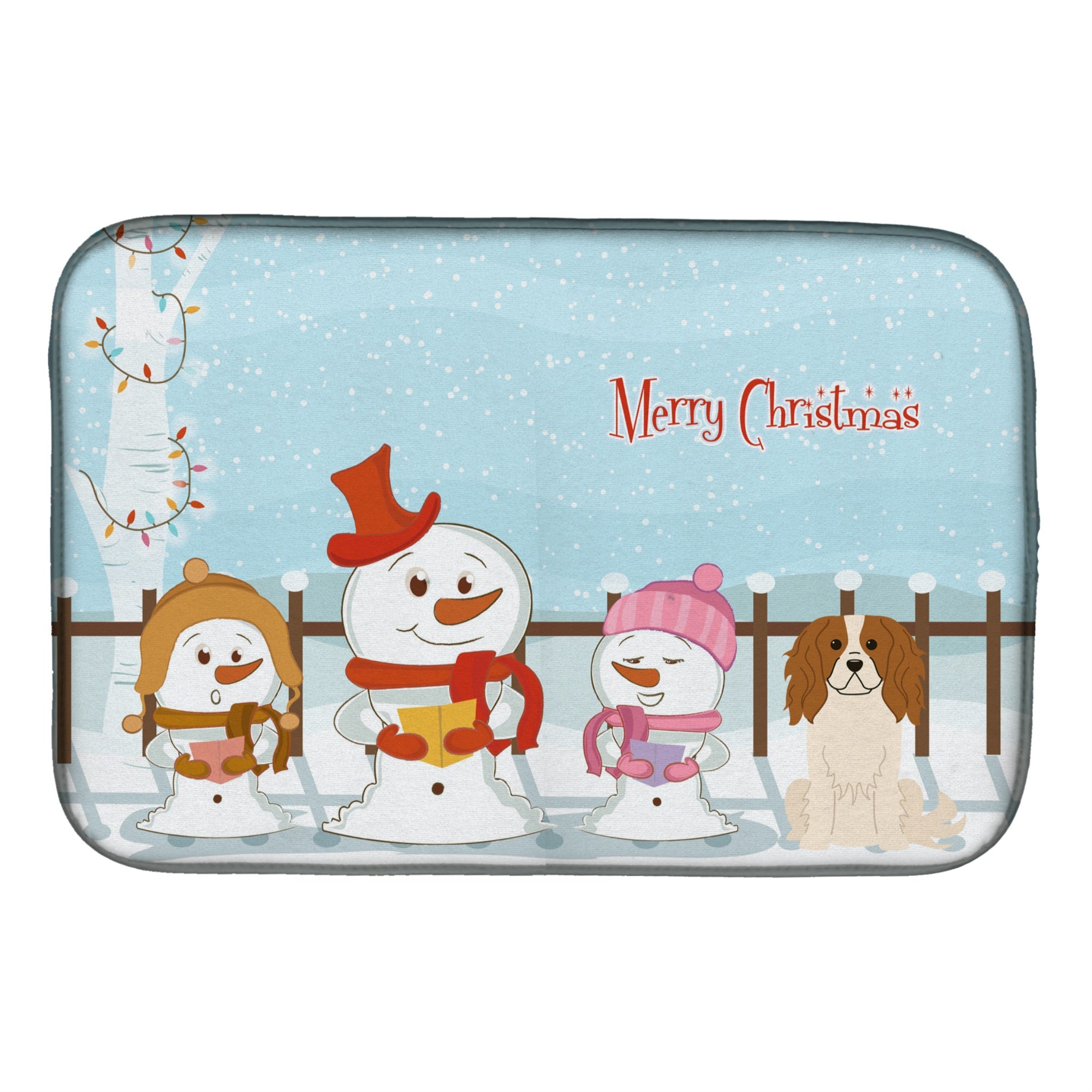'Caroline'S Treasures Bb2389Ddm Dish Drying Mat, 14'''' X 21'''', Christmas Carolers''