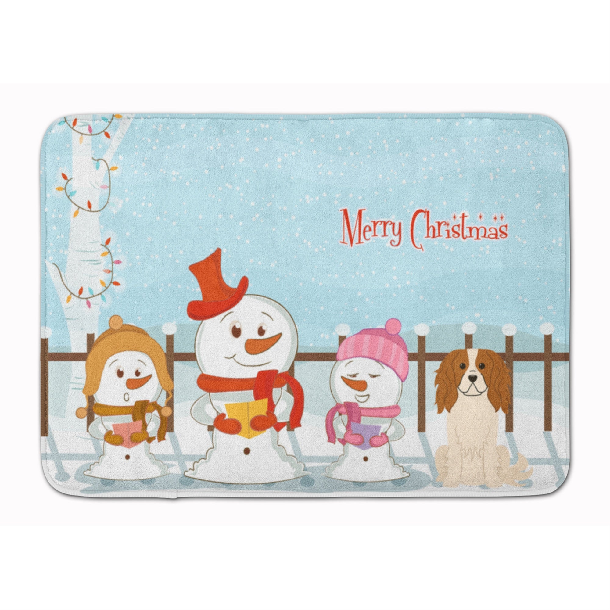 'Caroline'S Treasures Merry Christmas Cavalier Spaniel Floor Mat, 19'''' X 27'''', Multicolor''