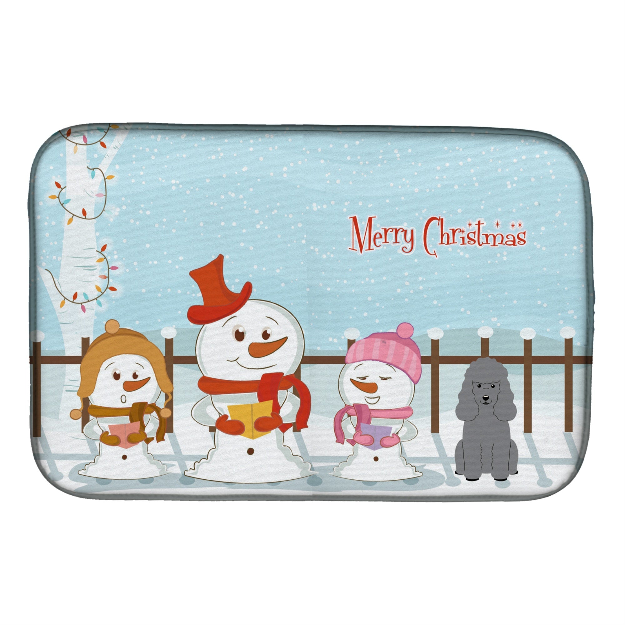 'Caroline'S Treasures Bb2399Ddm Dish Drying Mat, 14'''' X 21'''', Christmas Carolers''