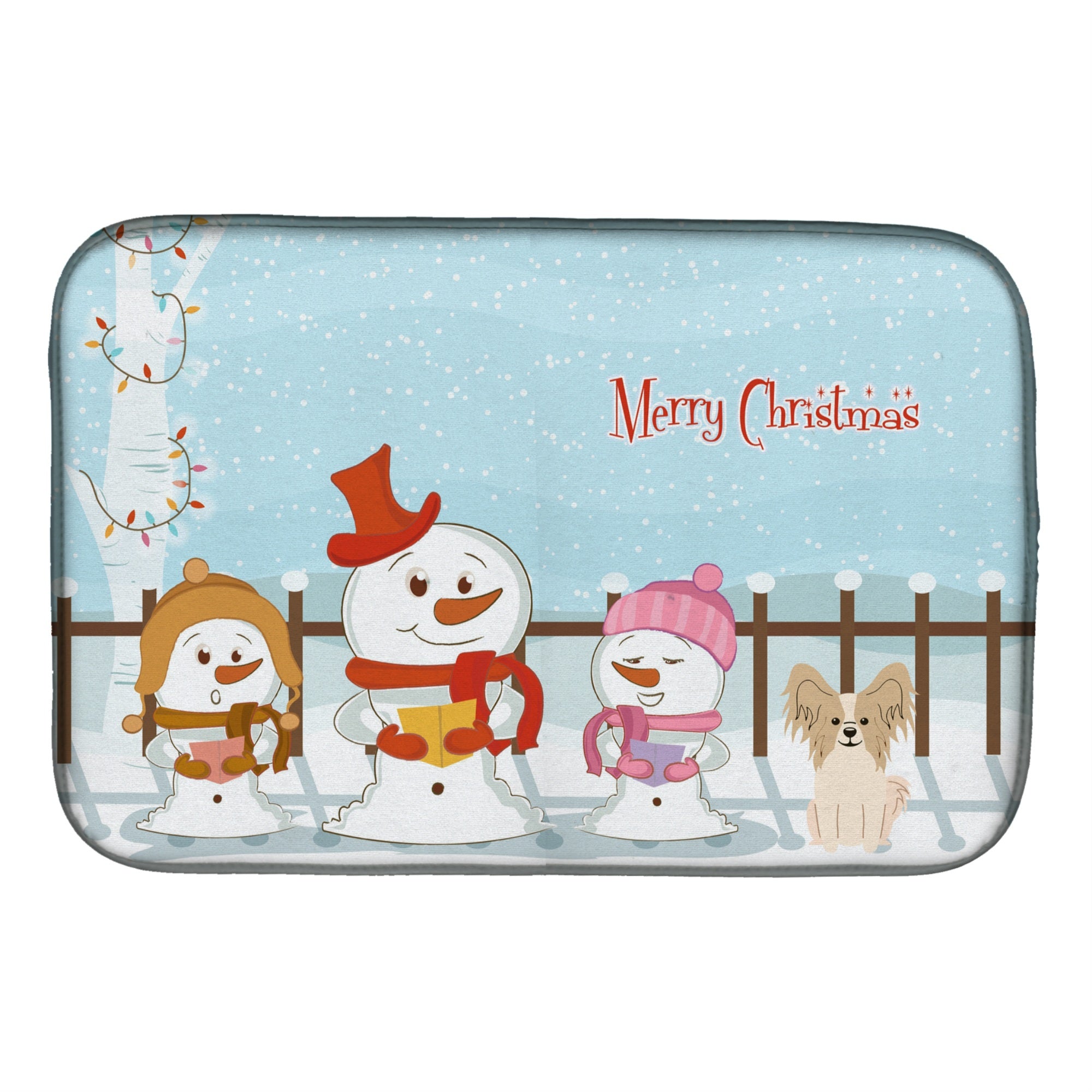 'Caroline'S Treasures Bb2408Ddm Dish Drying Mat, 14'''' X 21'''', Christmas Carolers''