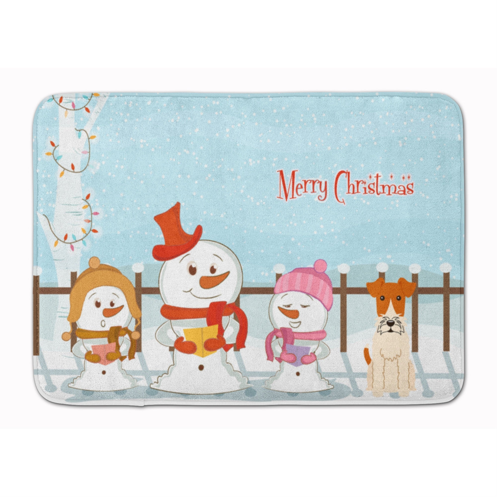 'Caroline'S Treasures Merry Christmas Wire Fox Terrier, 19'''' X 27'''', Multicolor''