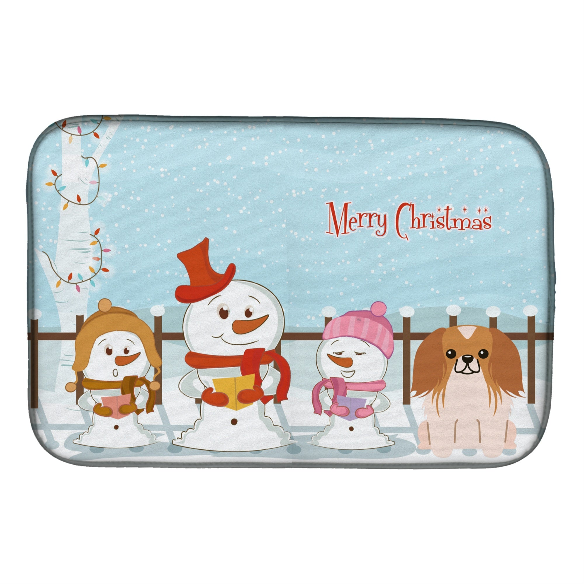 'Caroline'S Treasures Bb2434Ddm Dish Drying Mat, 14'''' X 21'''', Christmas Carolers''
