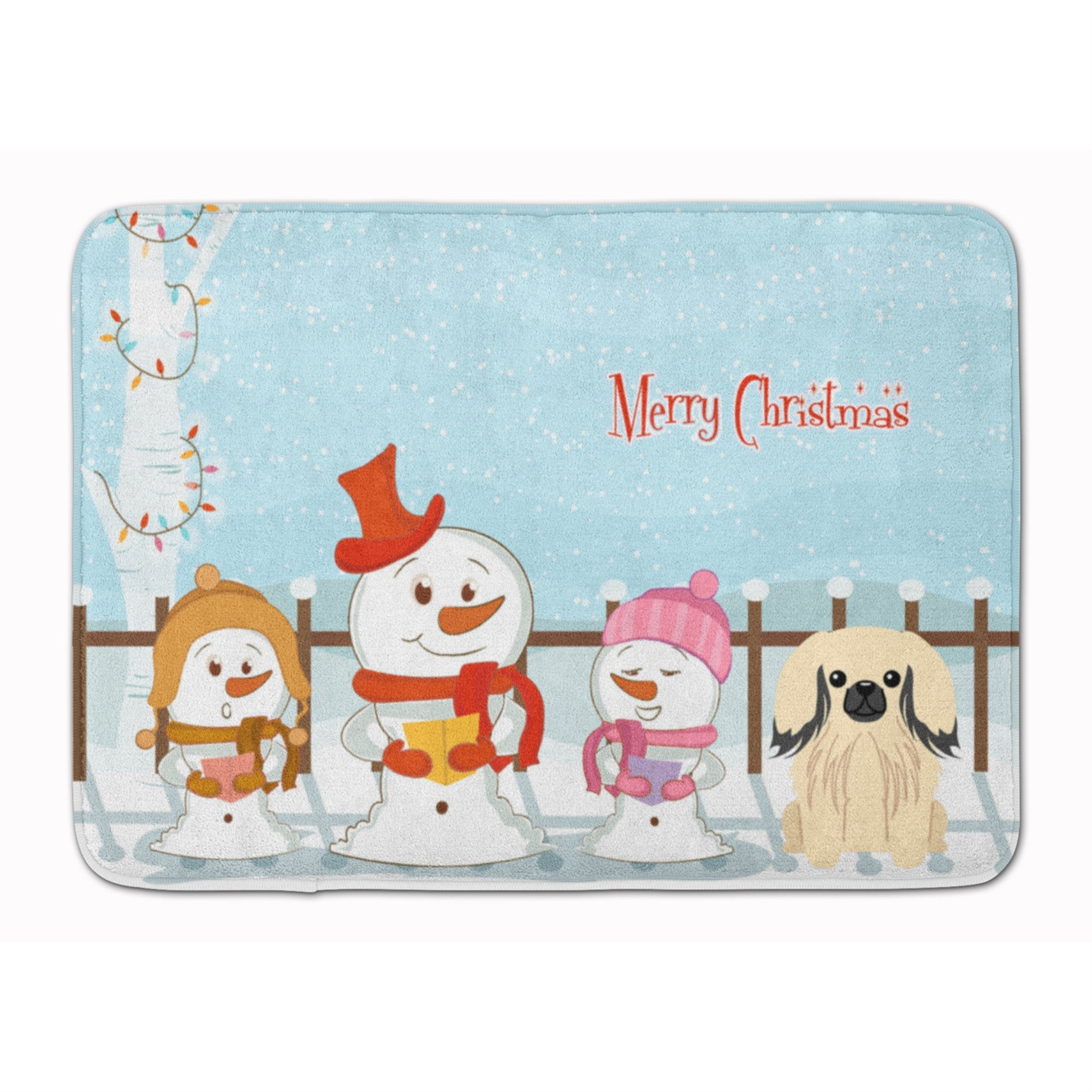 'Caroline'S Treasures Merry Christmas Pekingnese Cream, 19'''' X 27'''', Multicolor''