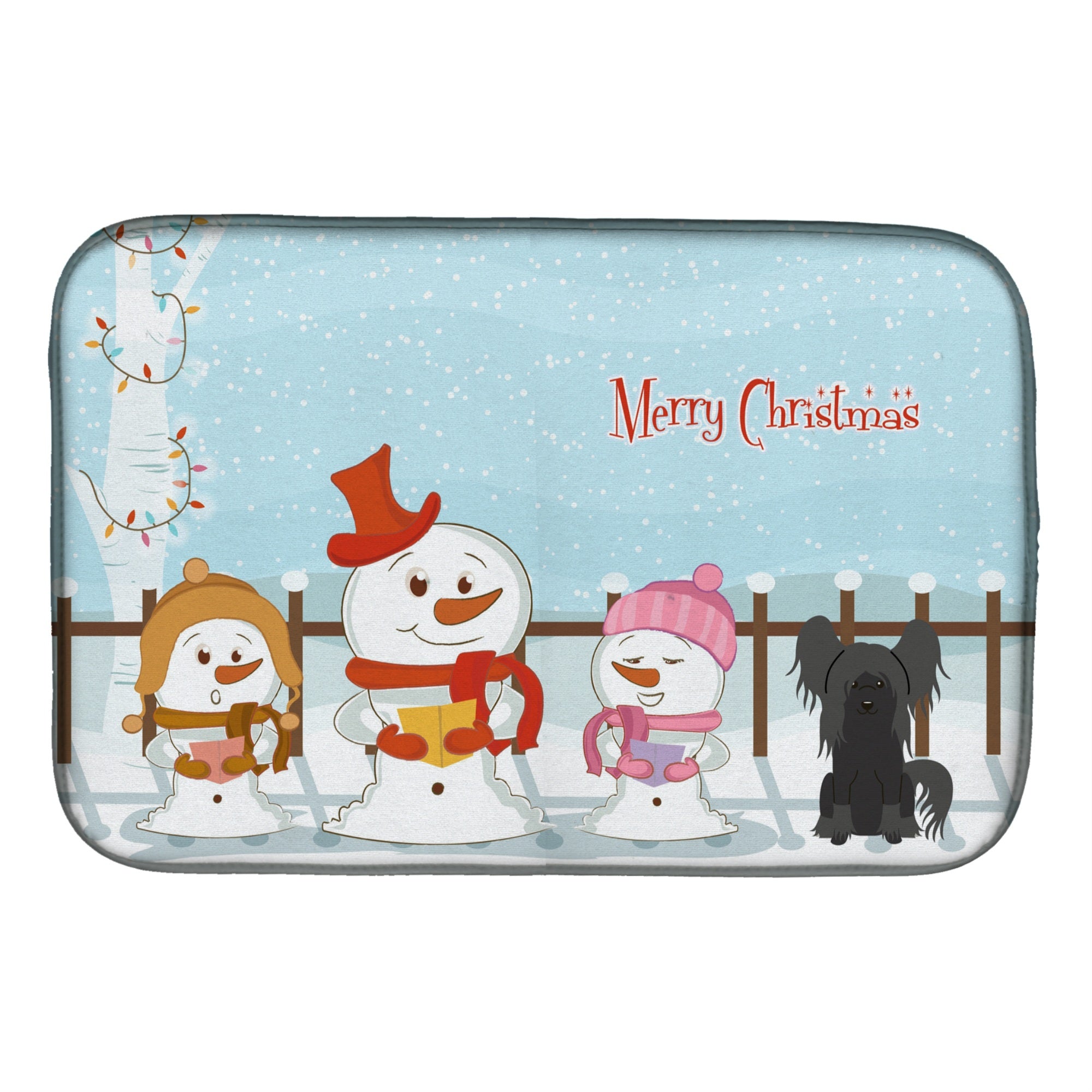 'Caroline'S Treasures Bb2443Ddm Dish Drying Mat, 14'''' X 21'''', Christmas Carolers''
