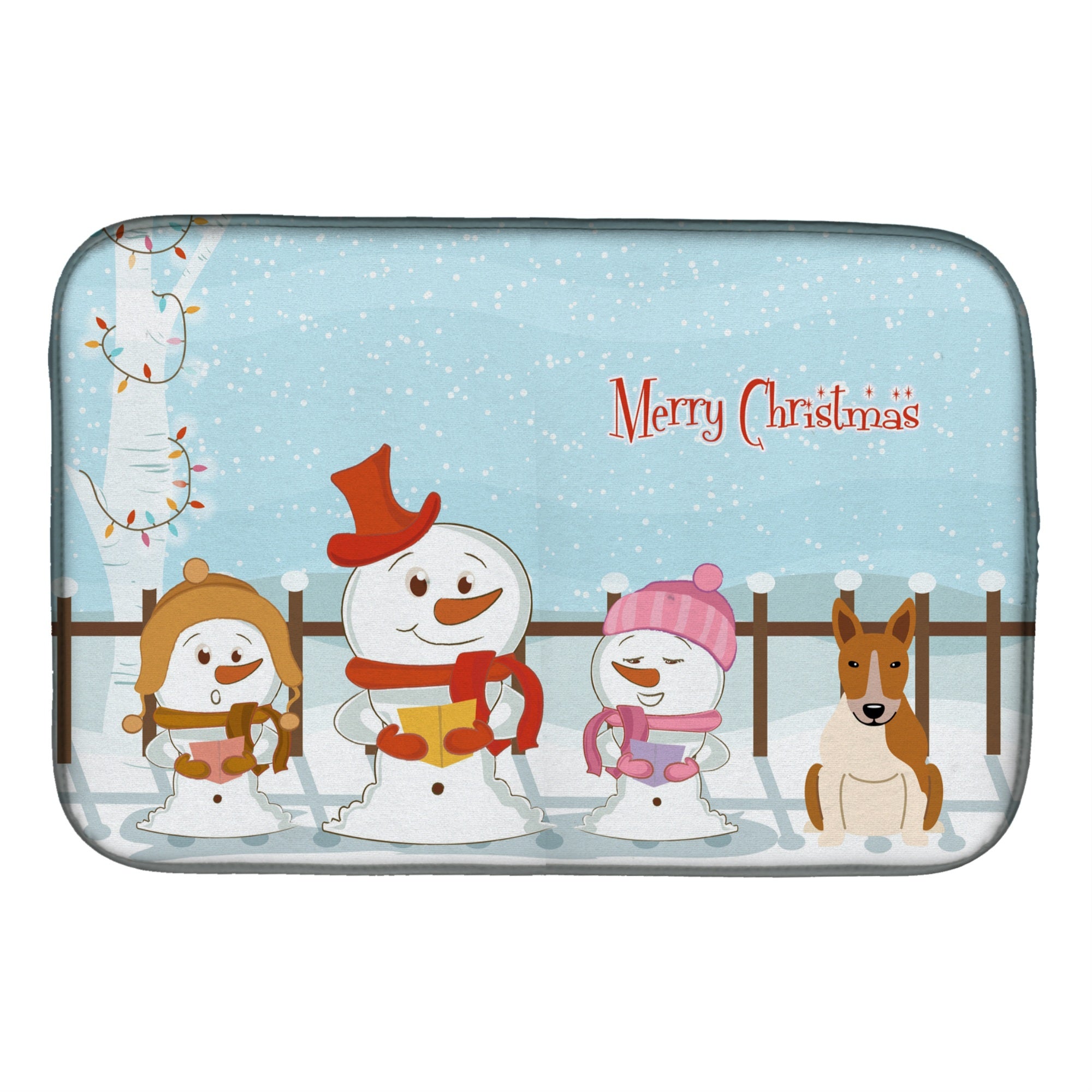 'Caroline'S Treasures Bb2466Ddm Dish Drying Mat, 14'''' X 21'''', Christmas Carolers''