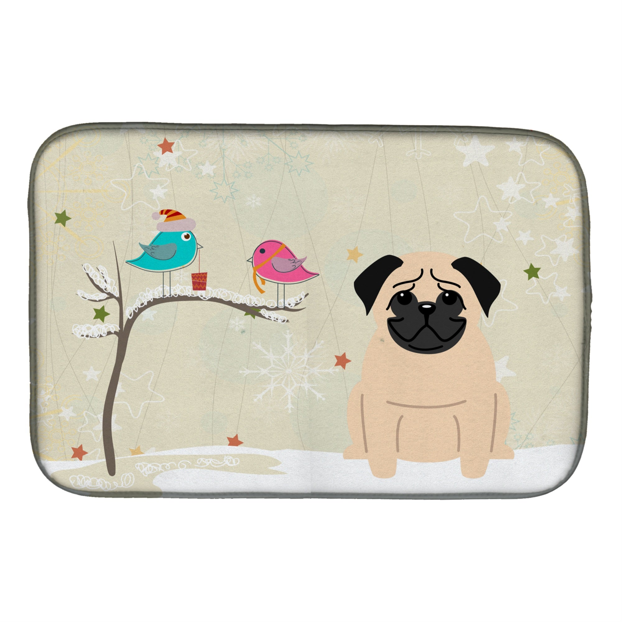 'Caroline'S Treasures Bb2480Ddm Dish Drying Mat, 14'''' X 21'''', Christmas Presents''