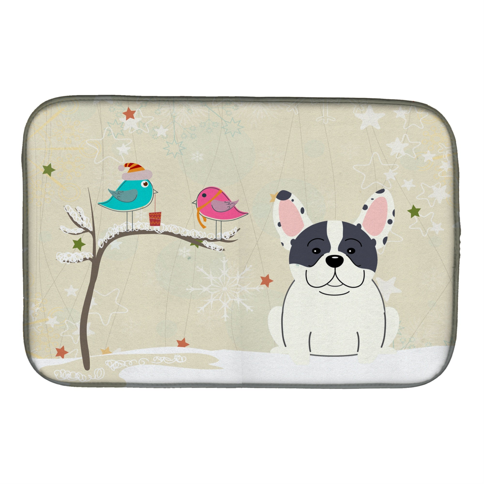 'Caroline'S Treasures Christmas Presents Between Friends Dish Drying Mat, 14'''' X 21''''''