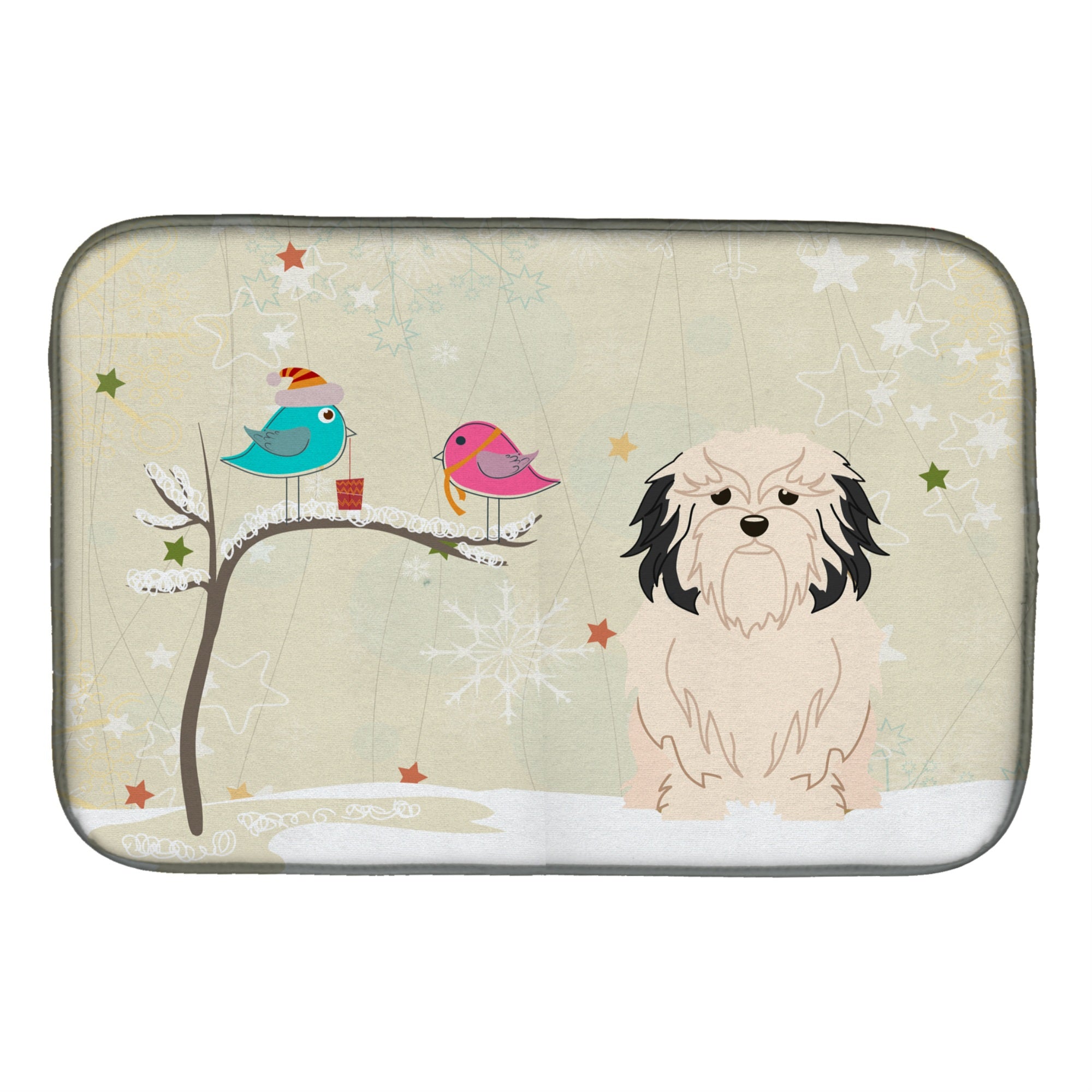 'Caroline'S Treasures Bb2491Ddm Dish Drying Mat, 14'''' X 21'''', Christmas Presents''