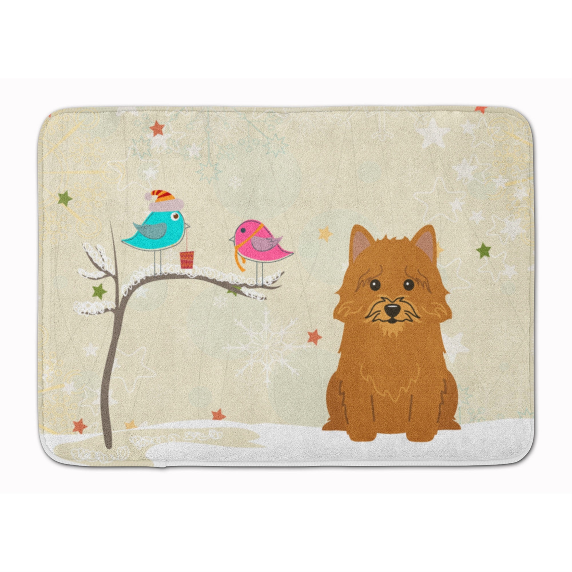 'Caroline'S Treasures Christmas Presents Norwich Terrier Floor Mat, 19'''' X 27'''', Multicolor''