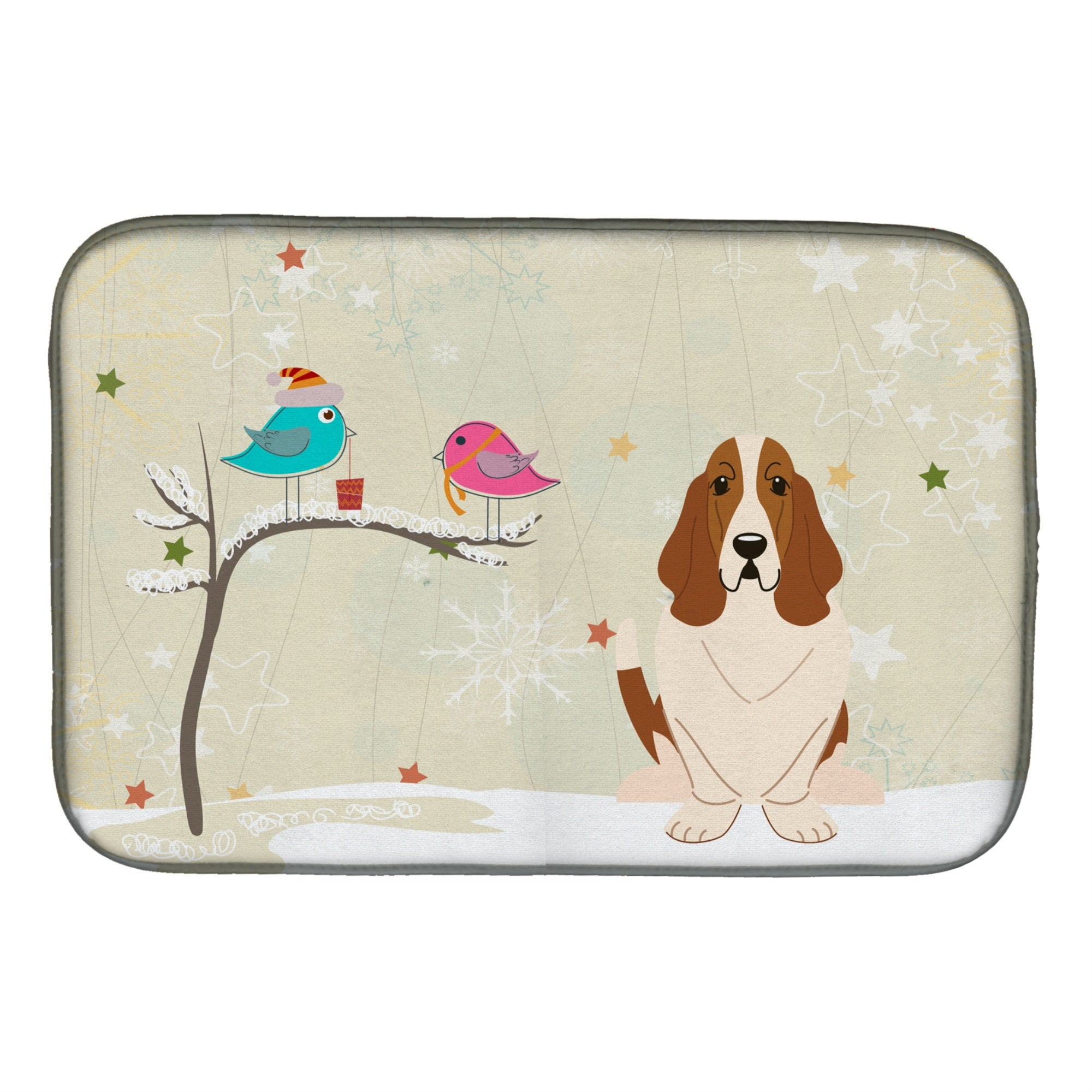 'Caroline'S Treasures Bb2493Ddm Dish Drying Mat, 14'''' X 21'''', Christmas Presents''