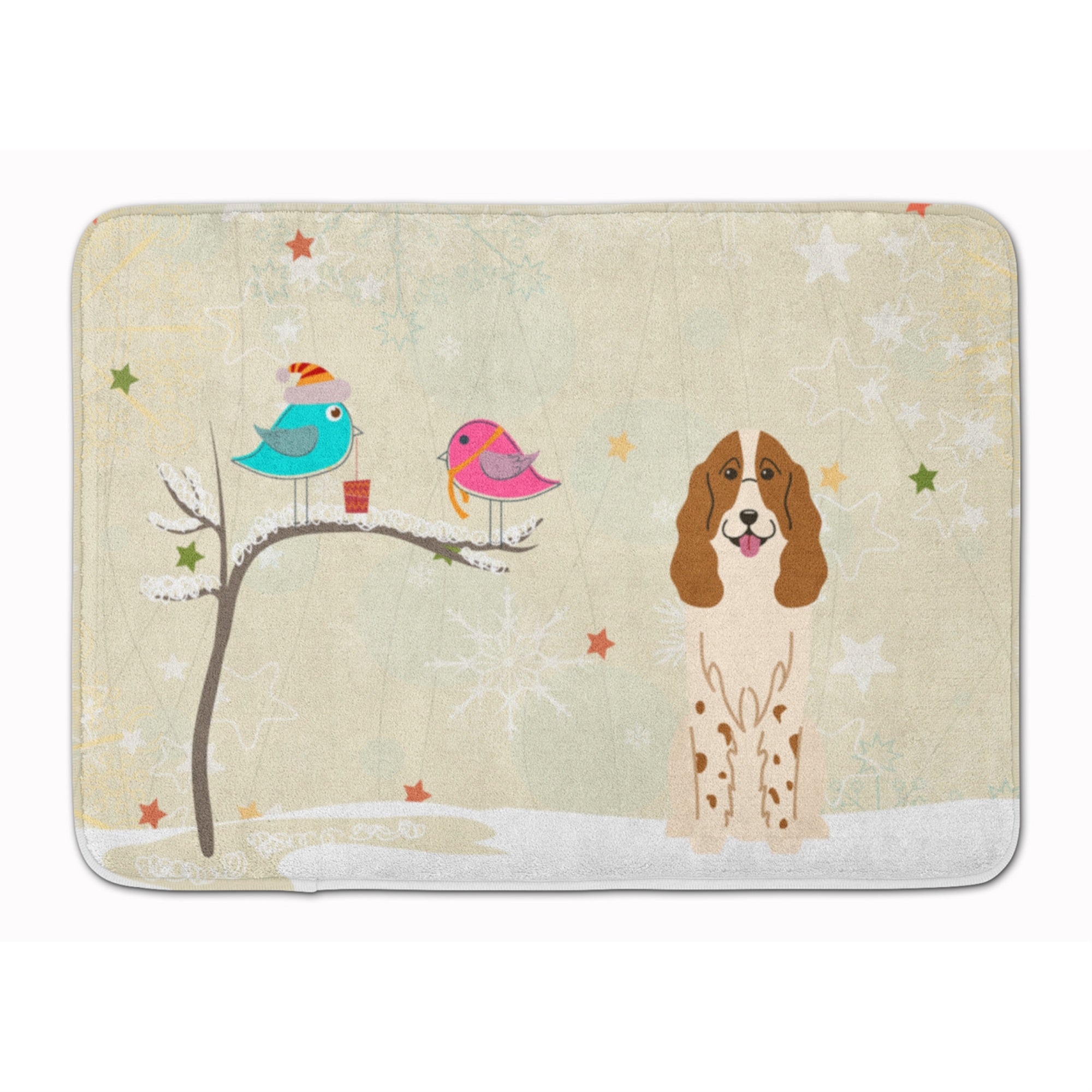 'Caroline'S Treasures Christmas Presents Russian Spaniel Floor Mat, 19'''' X 27'''', Multicolor''