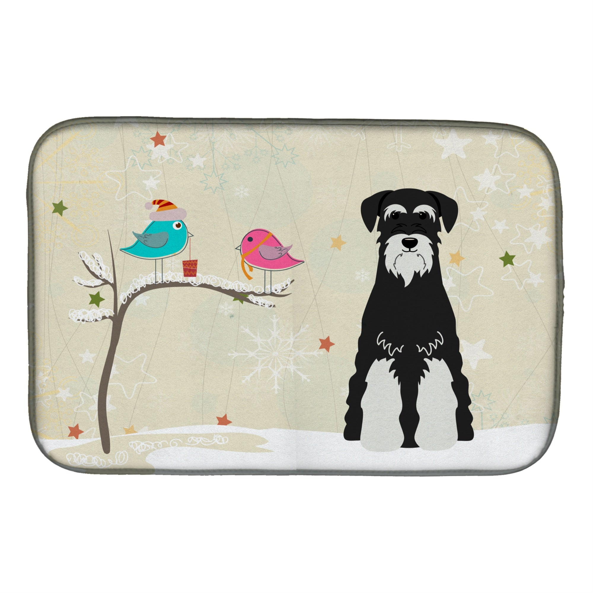 'Caroline'S Treasures Bb2505Ddm Dish Drying Mat, 14'''' X 21'''', Christmas Presents''