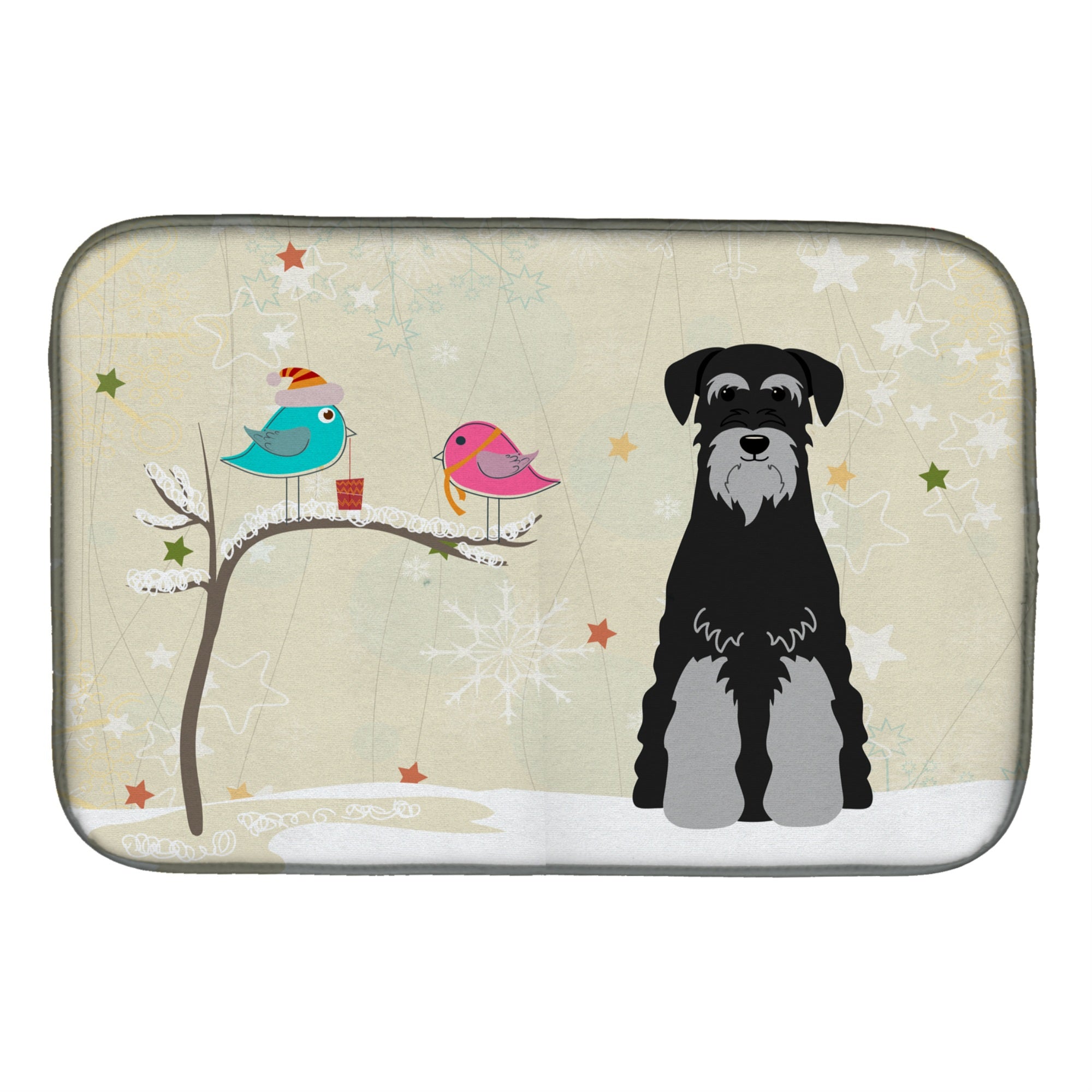 'Caroline'S Treasures Bb2506Ddm Dish Drying Mat, 14 X 21, Christmas Presents''